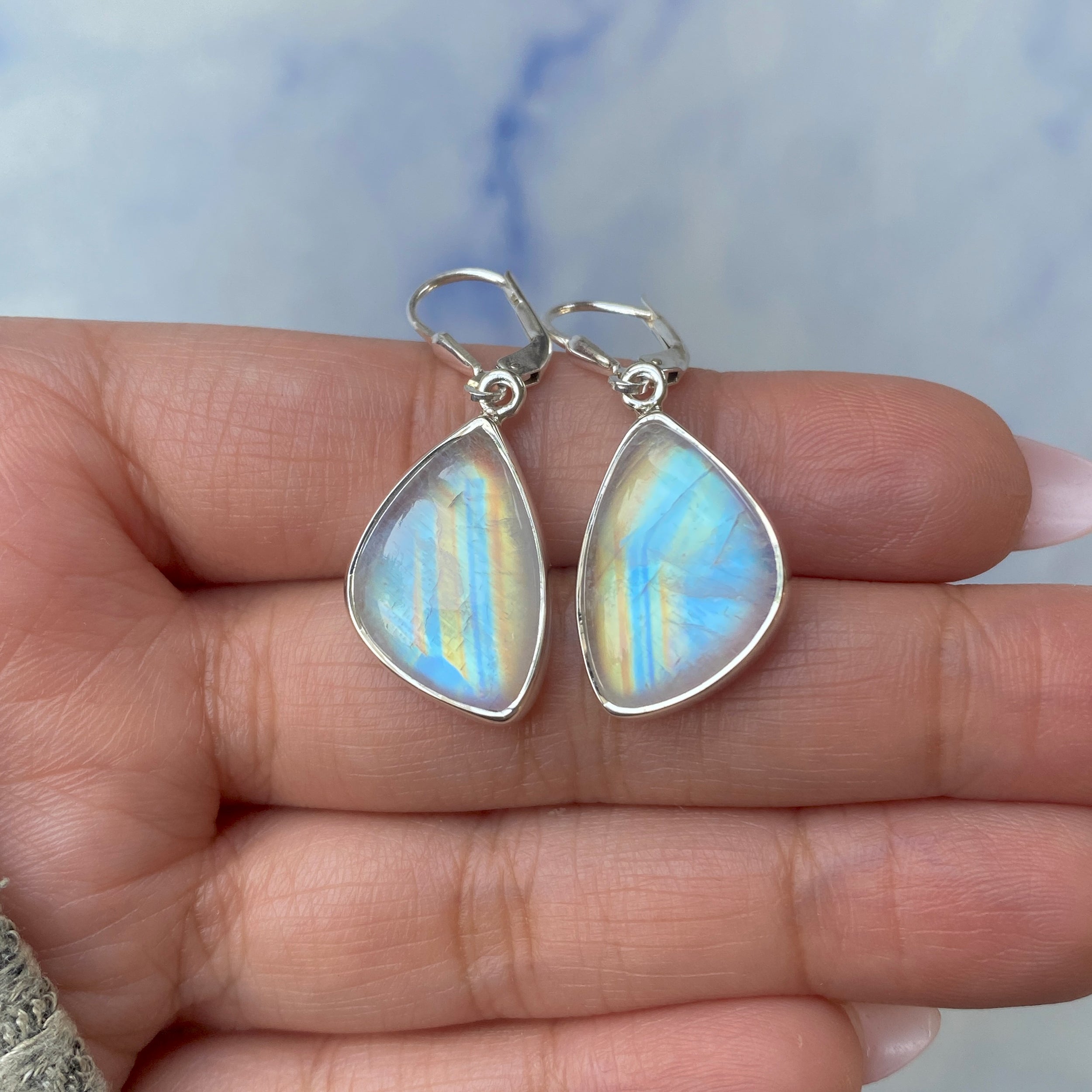 Moonstone Earring-(RBM-E-5.)