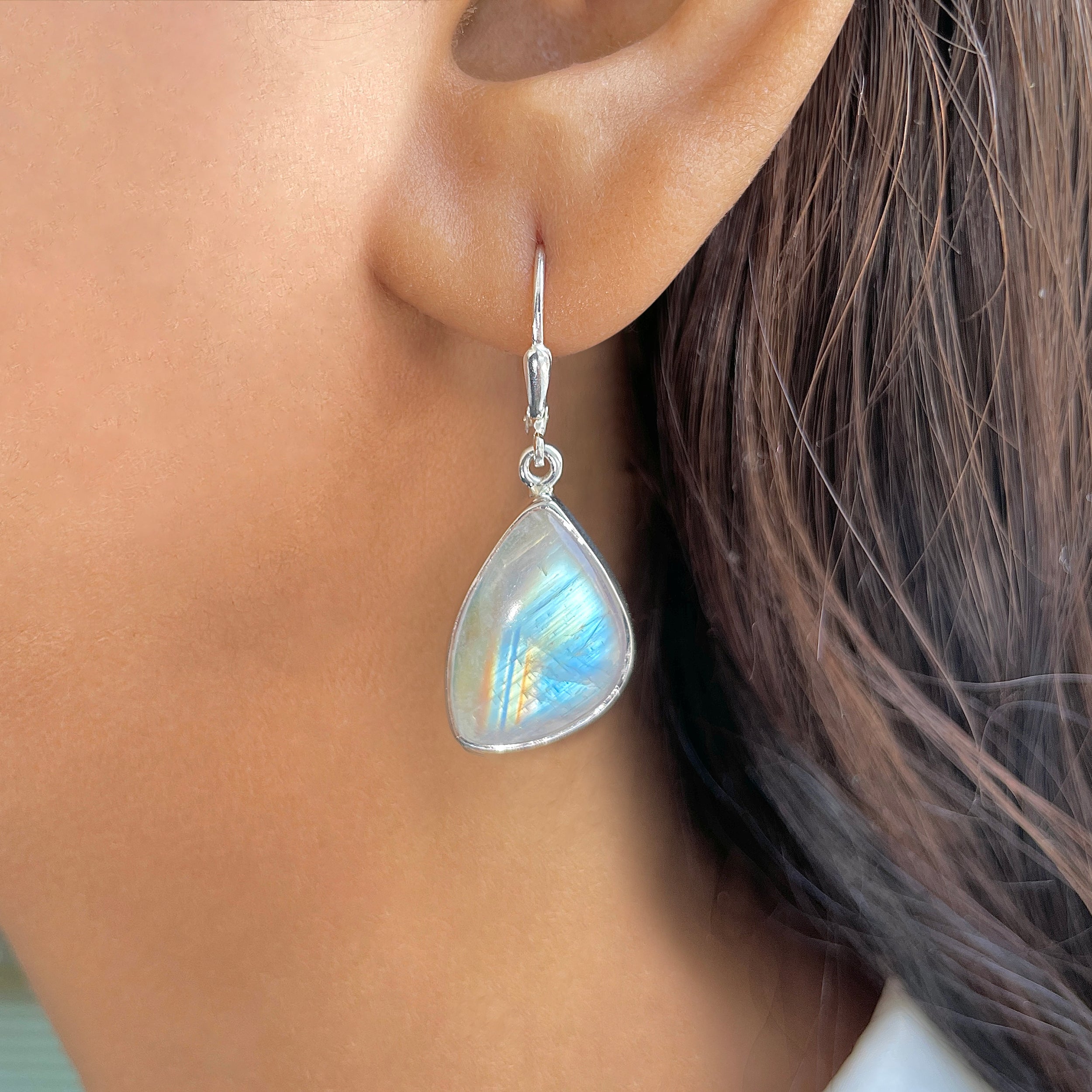 Moonstone Earring-(RBM-E-5.)