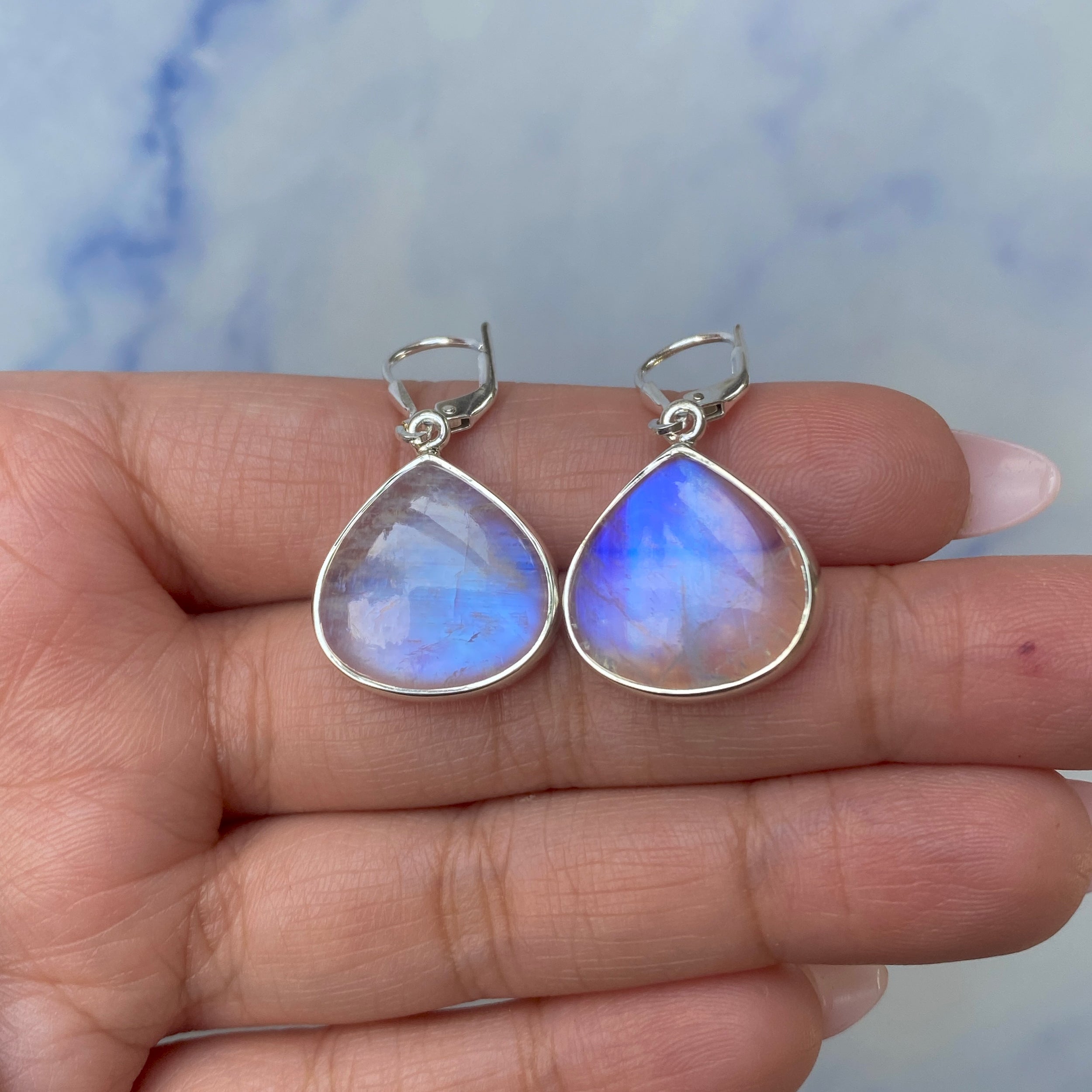 Moonstone Earring-(RBM-E-6.)