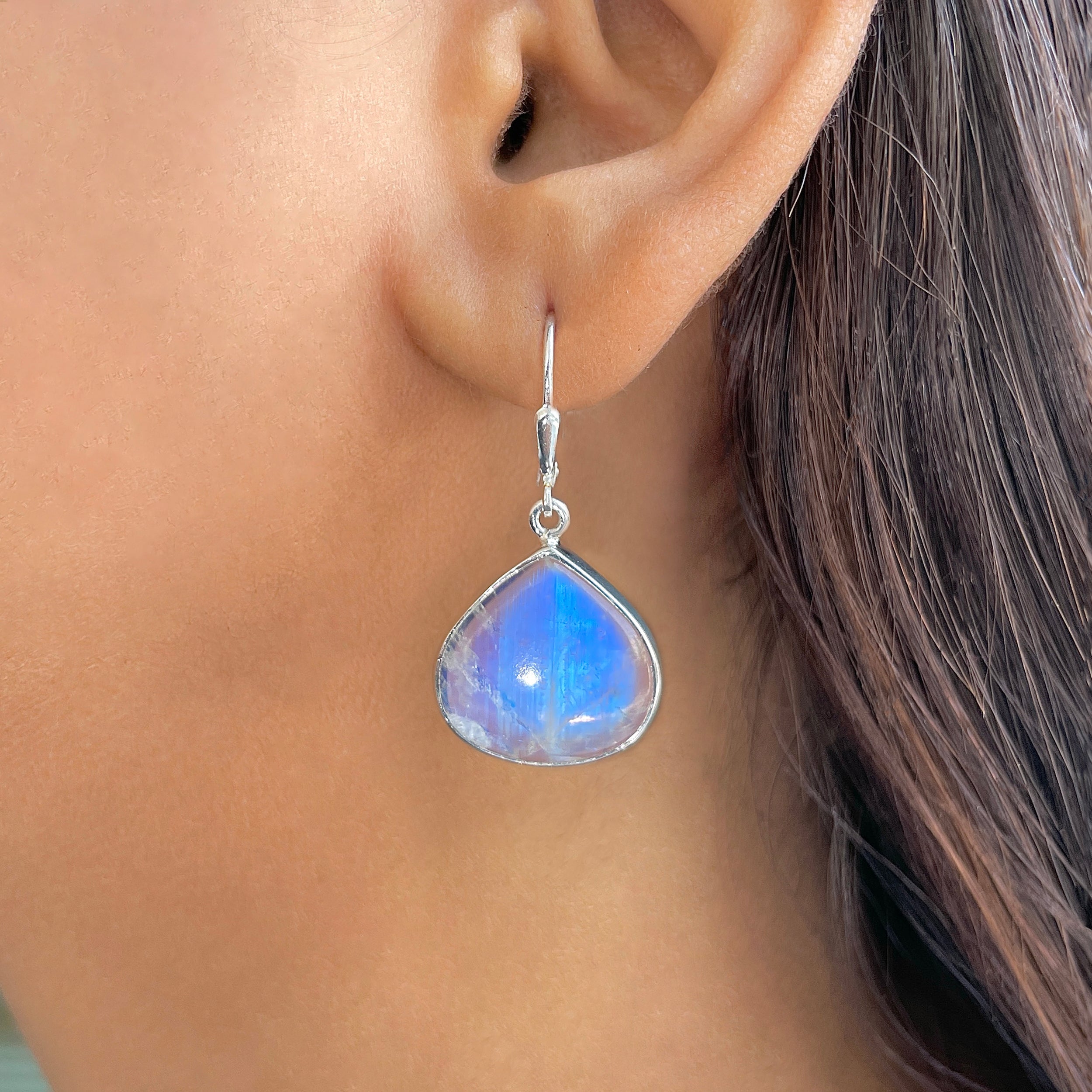 Moonstone Earring-(RBM-E-6.)