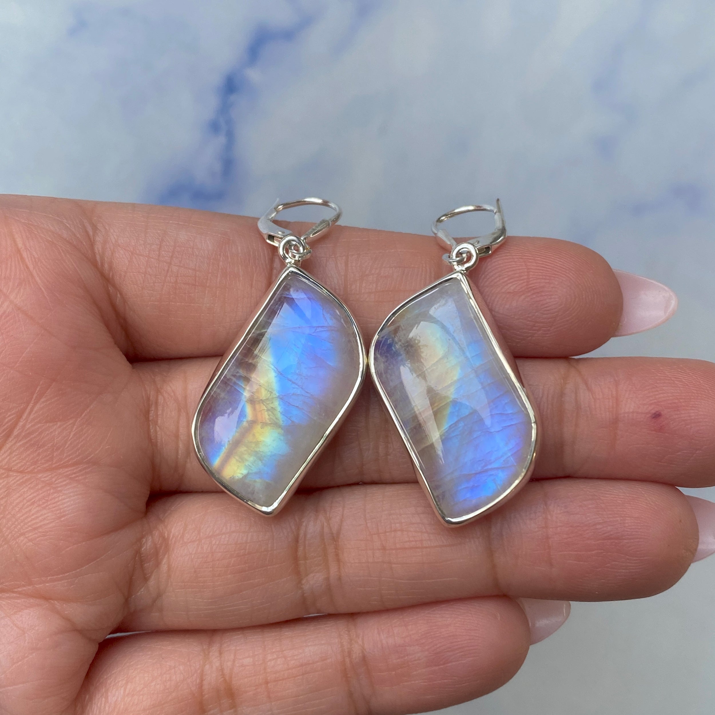Moonstone Earring-(RBM-E-7.)