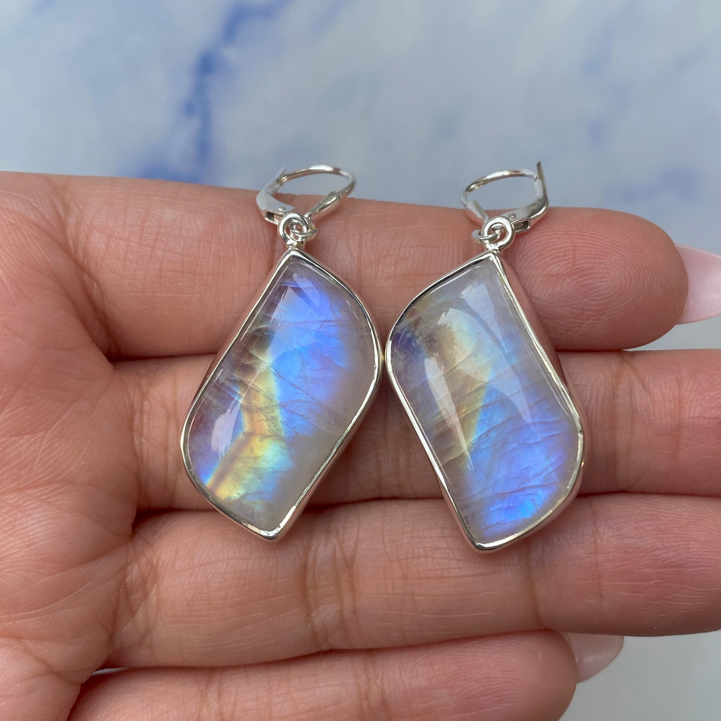 Moonstone Earring-(RBM-E-7.)