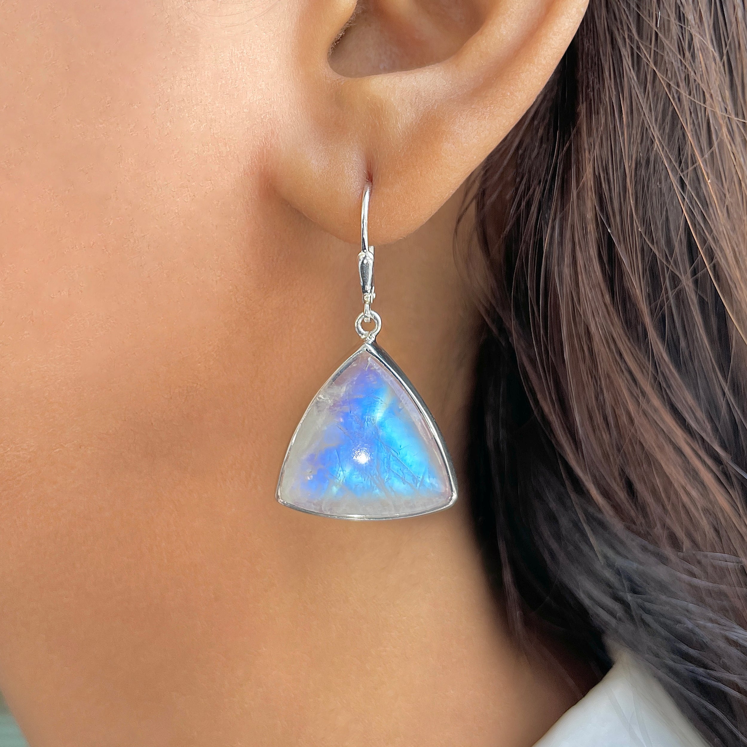 Moonstone Earring-(RBM-E-8.)