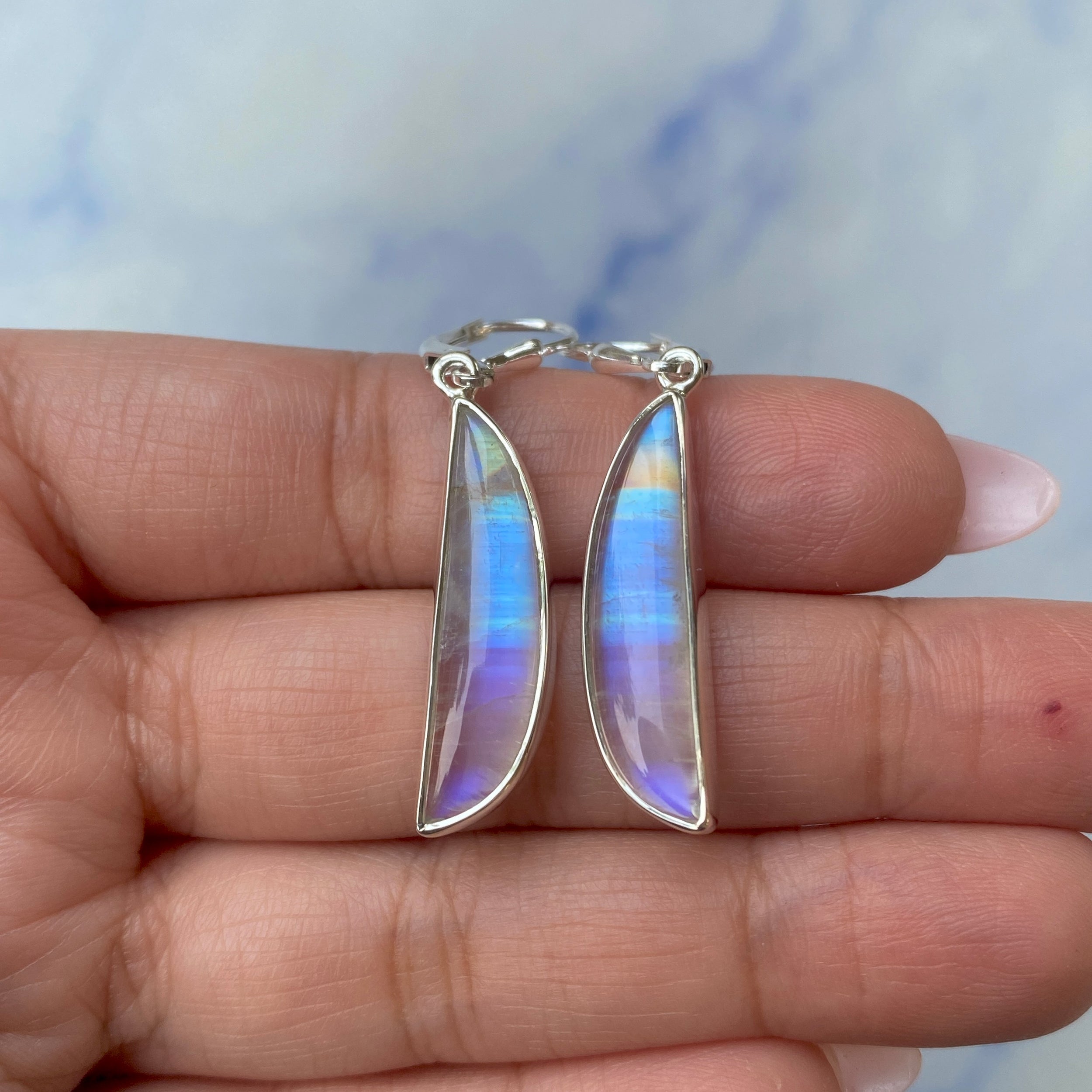 Moonstone Earring-(RBM-E-9.)