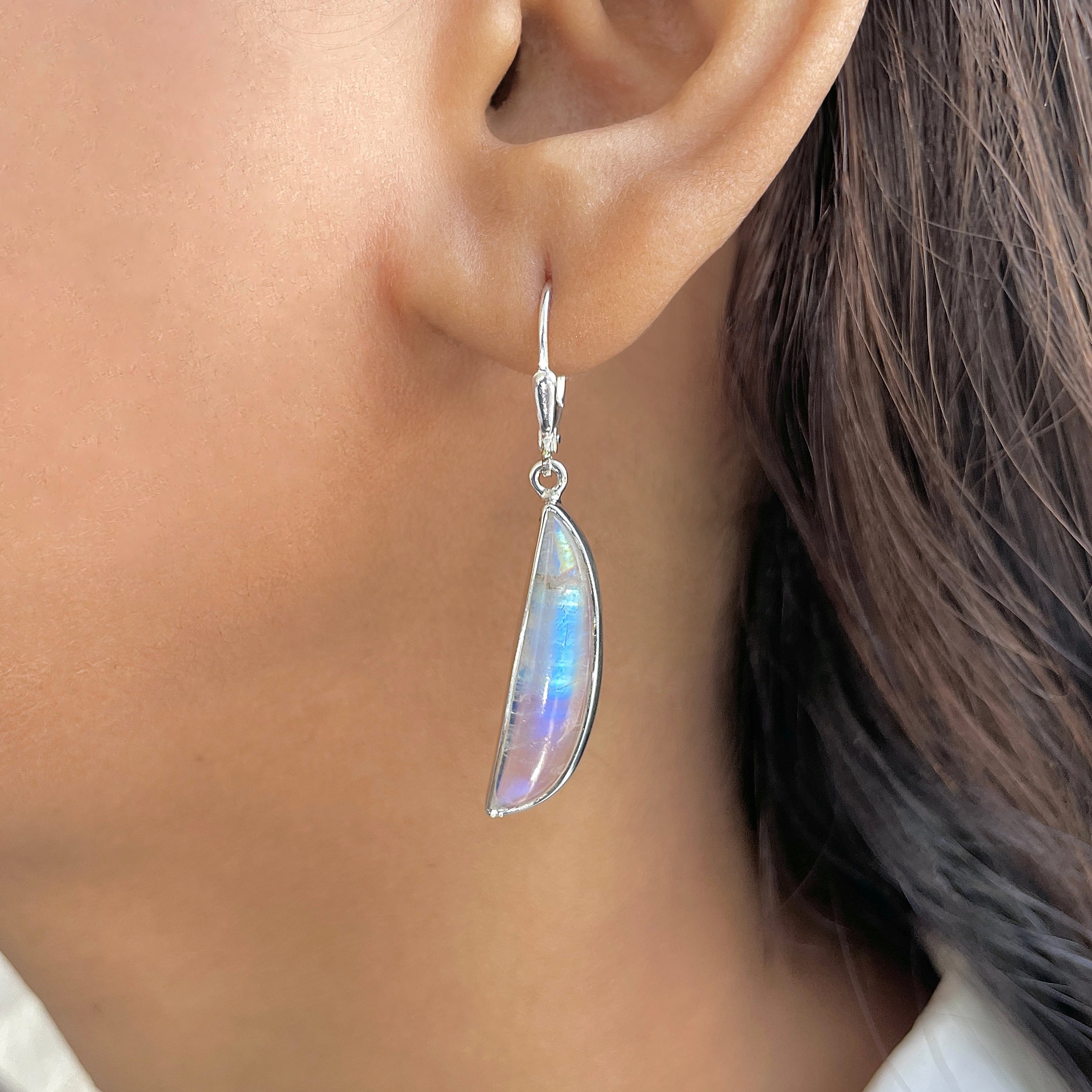 Moonstone Earring-(RBM-E-9.)