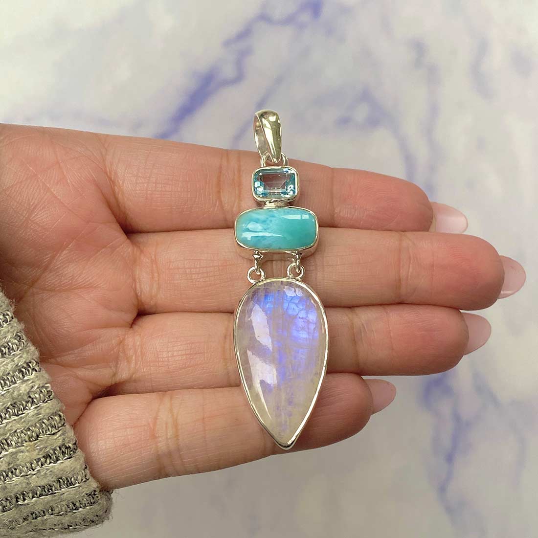 Moonstone Pendant-(RBM-P-28.)