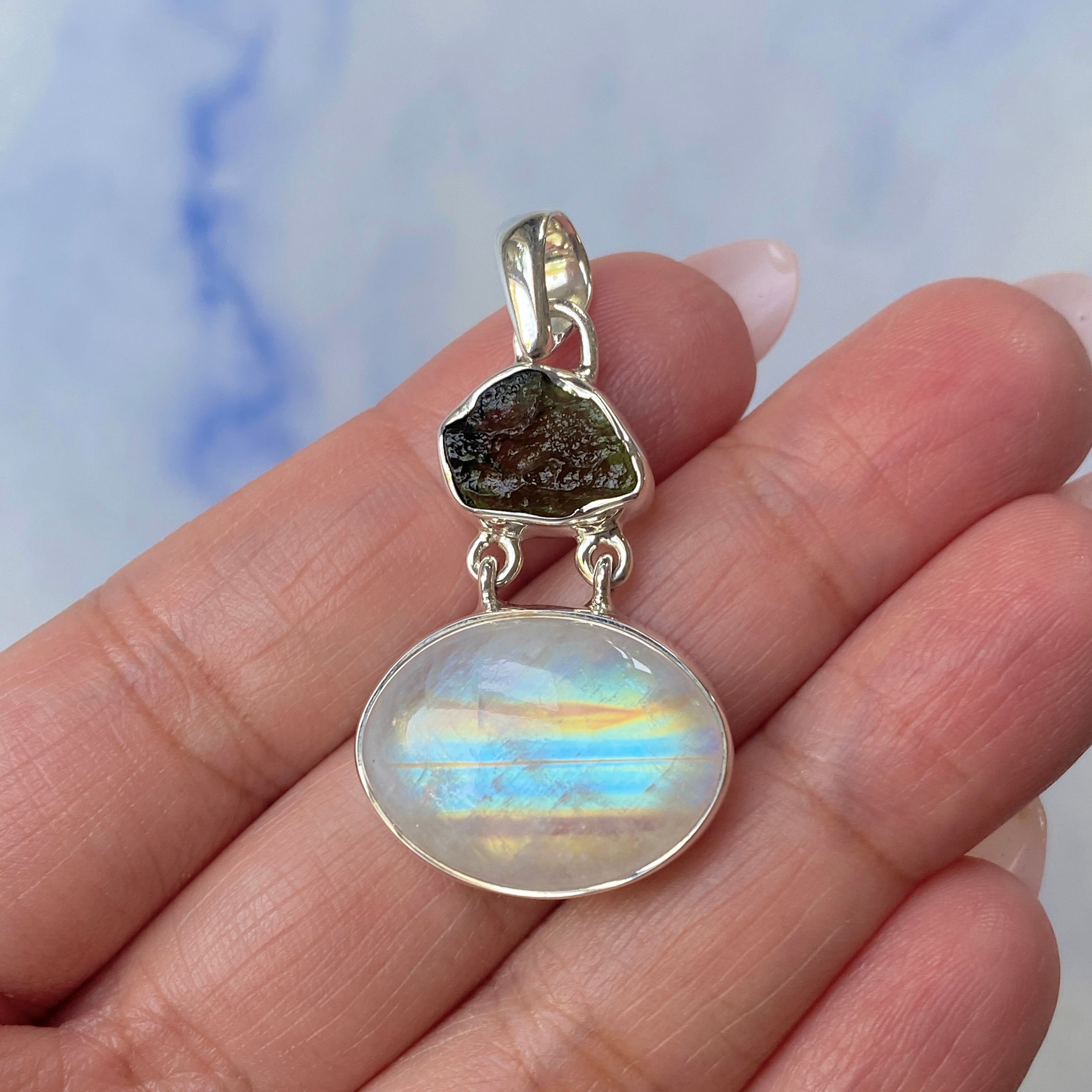 Moonstone Pendant-(RBM-P-95.)