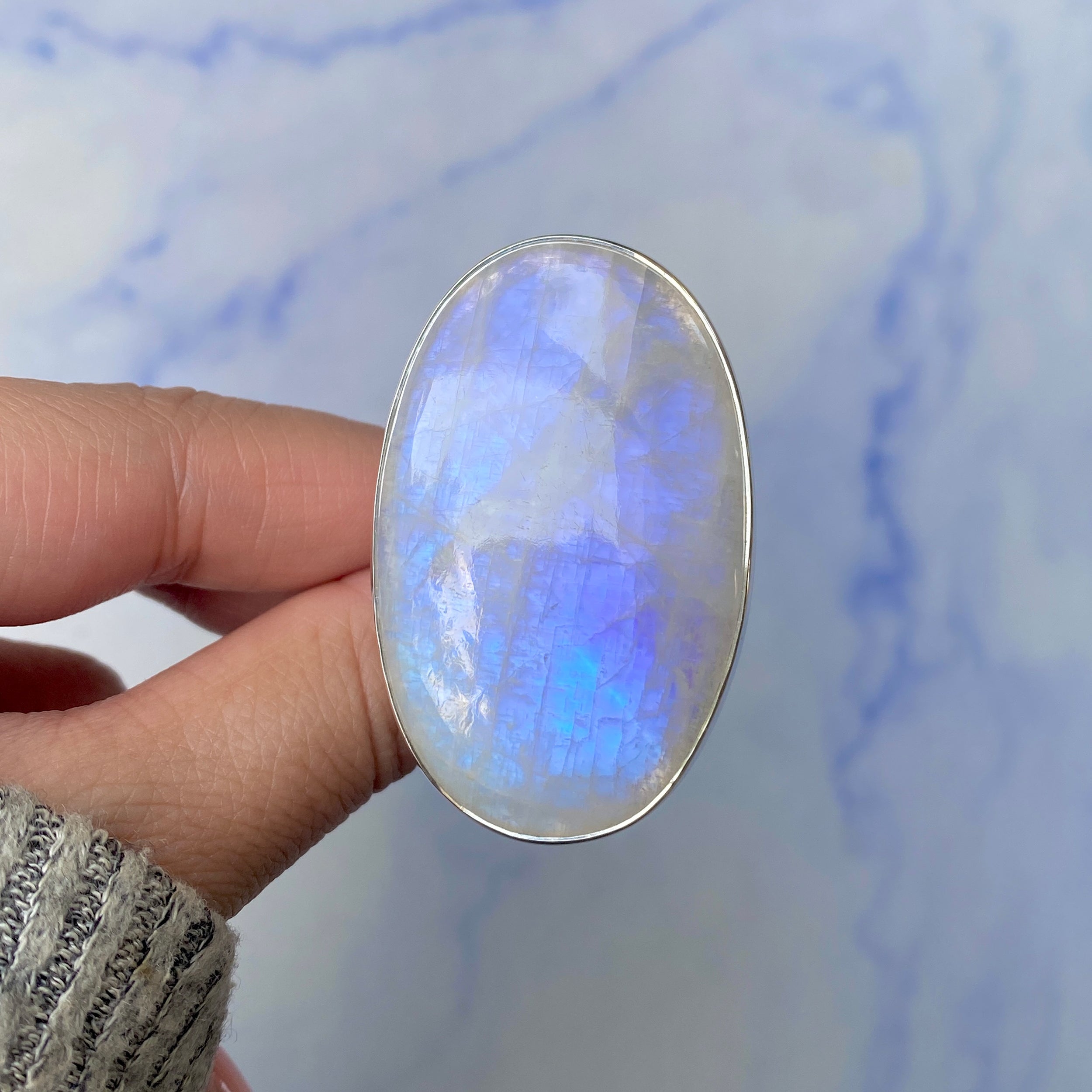 Moonstone Ring Size 7-(RBM-R-112.)
