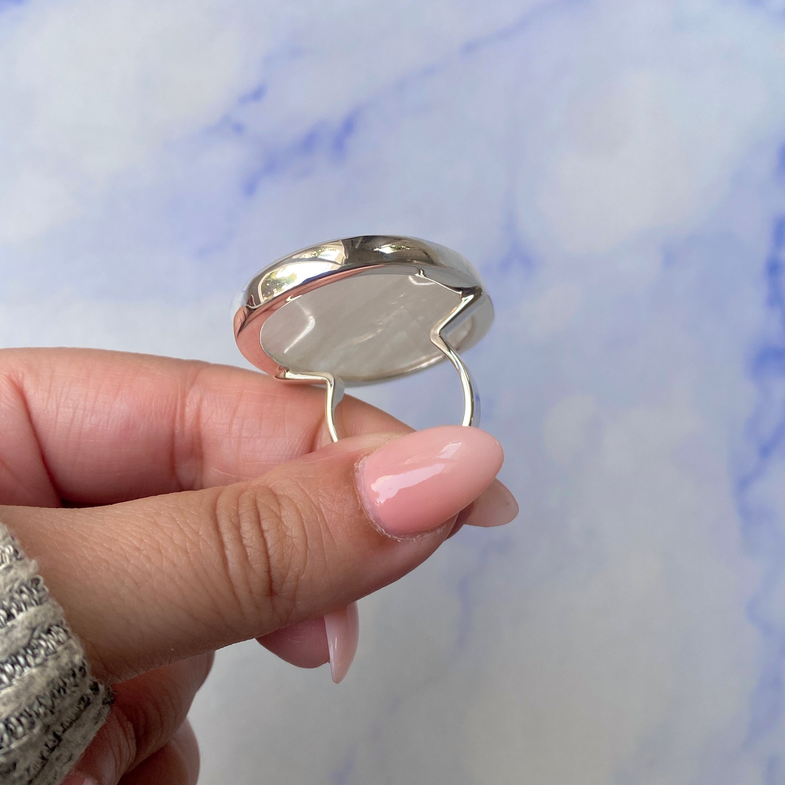 Moonstone Ring Size 7-(RBM-R-123.)