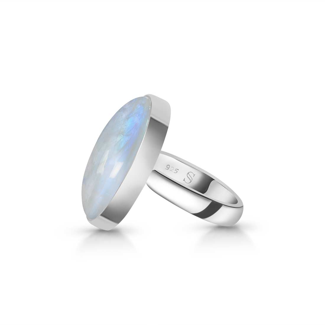 Moonstone Adjustable Ring-(RBM-R-16.)
