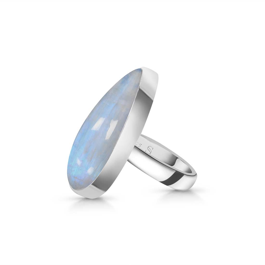 Moonstone Adjustable Ring-(RBM-R-26.)