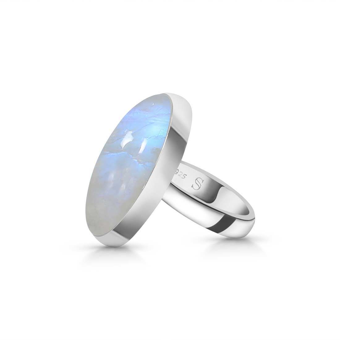 Moonstone Adjustable Ring-(RBM-R-28.)