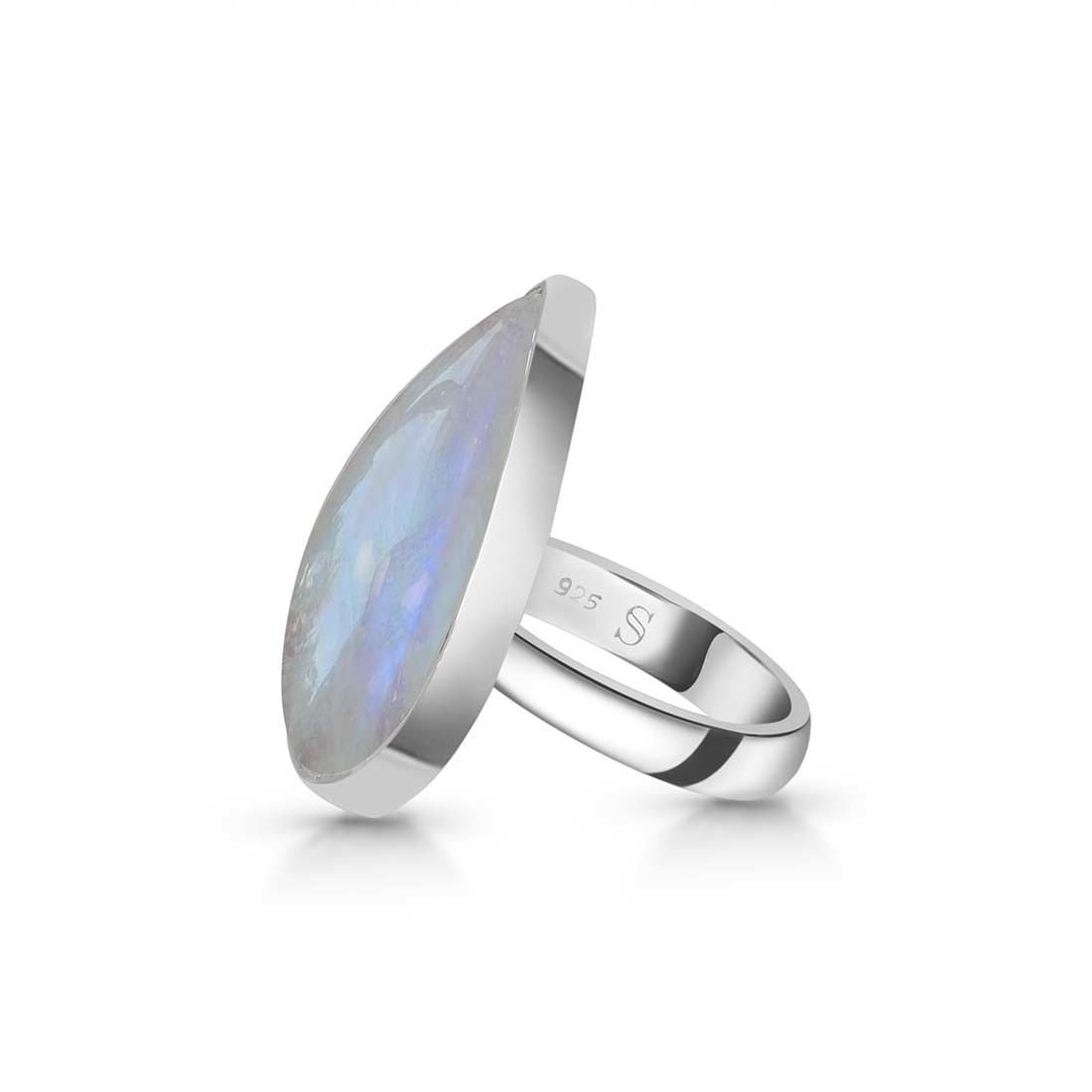 Moonstone Adjustable Ring-(RBM-R-33.)