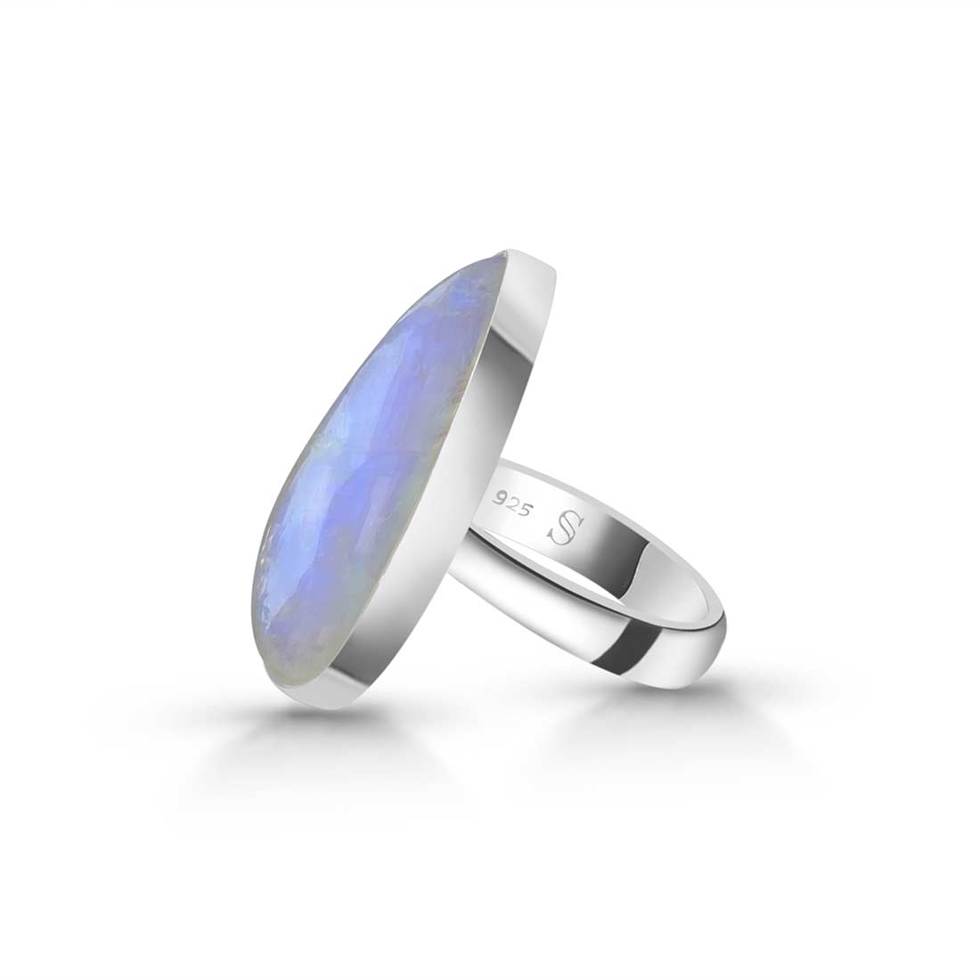 Moonstone Adjustable Ring-(RBM-R-35.)