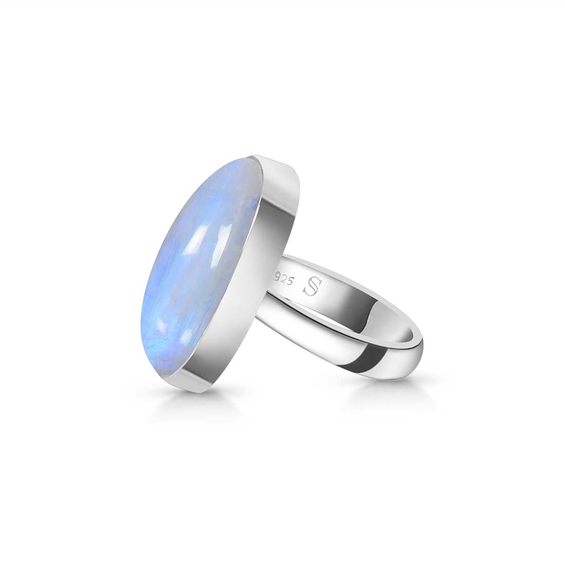 Moonstone Adjustable Ring-(RBM-R-36.)