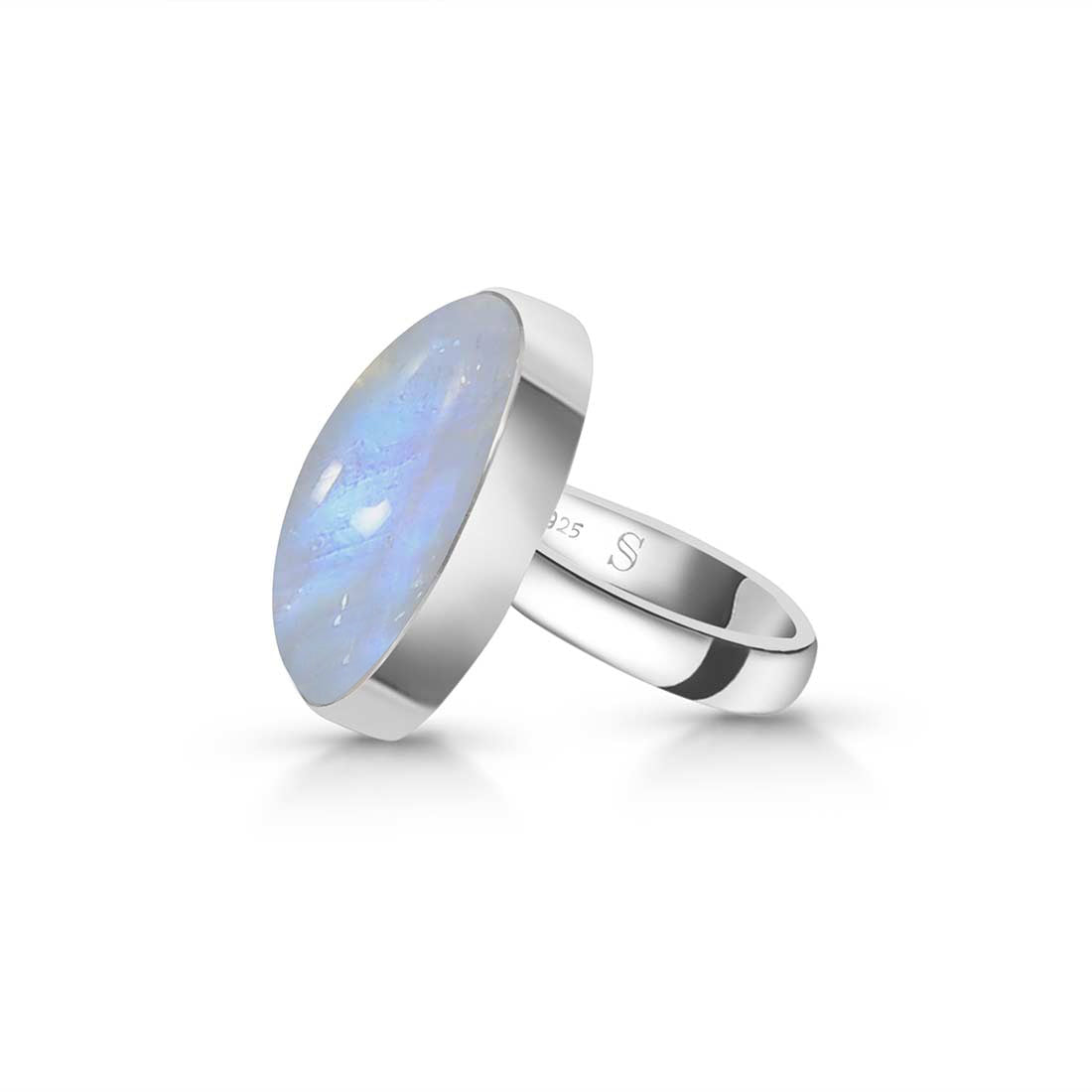 Moonstone Adjustable Ring-(RBM-R-41.)