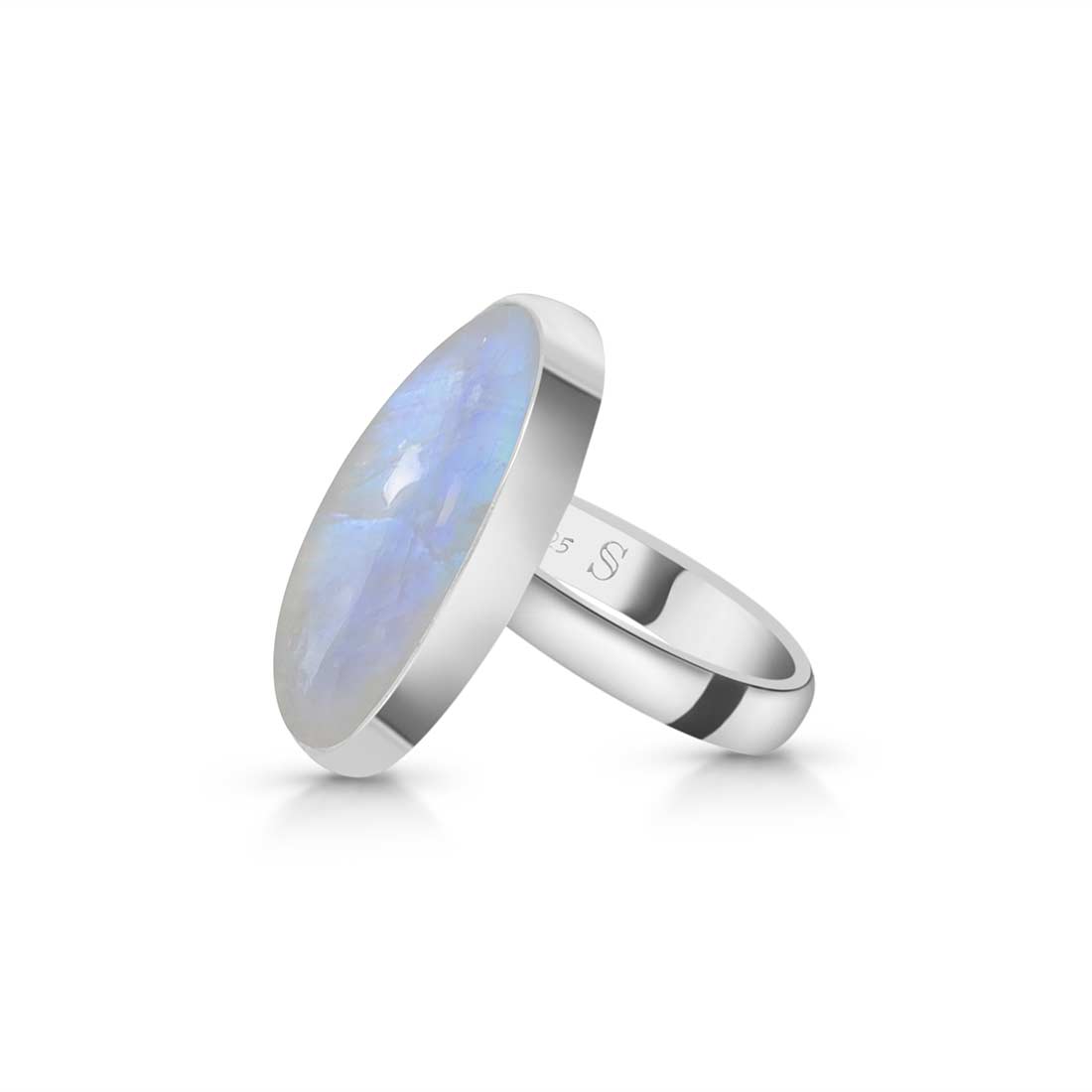 Moonstone Adjustable Ring-(RBM-R-57.)