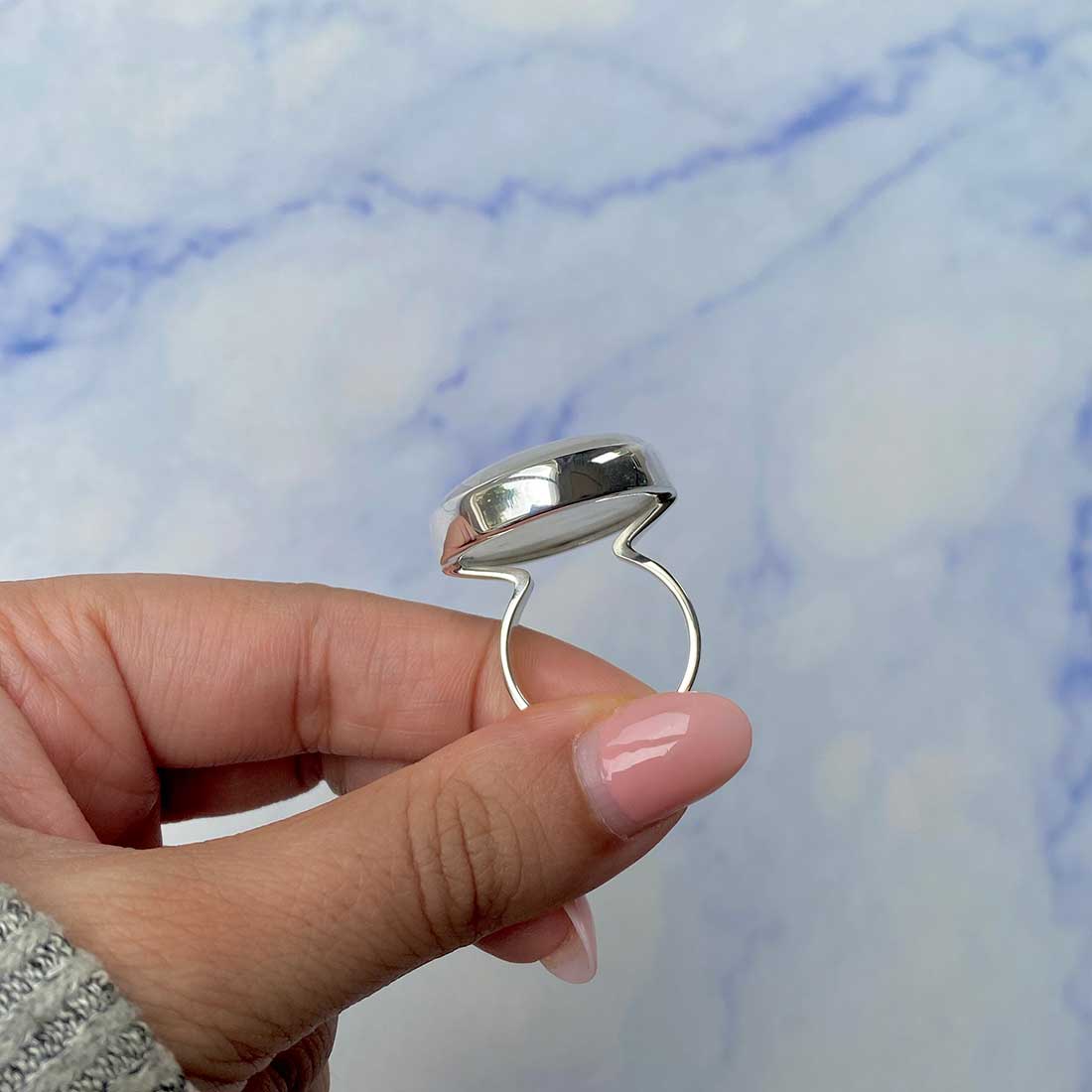 Moonstone Ring Size 8-(RBM-R-63.)