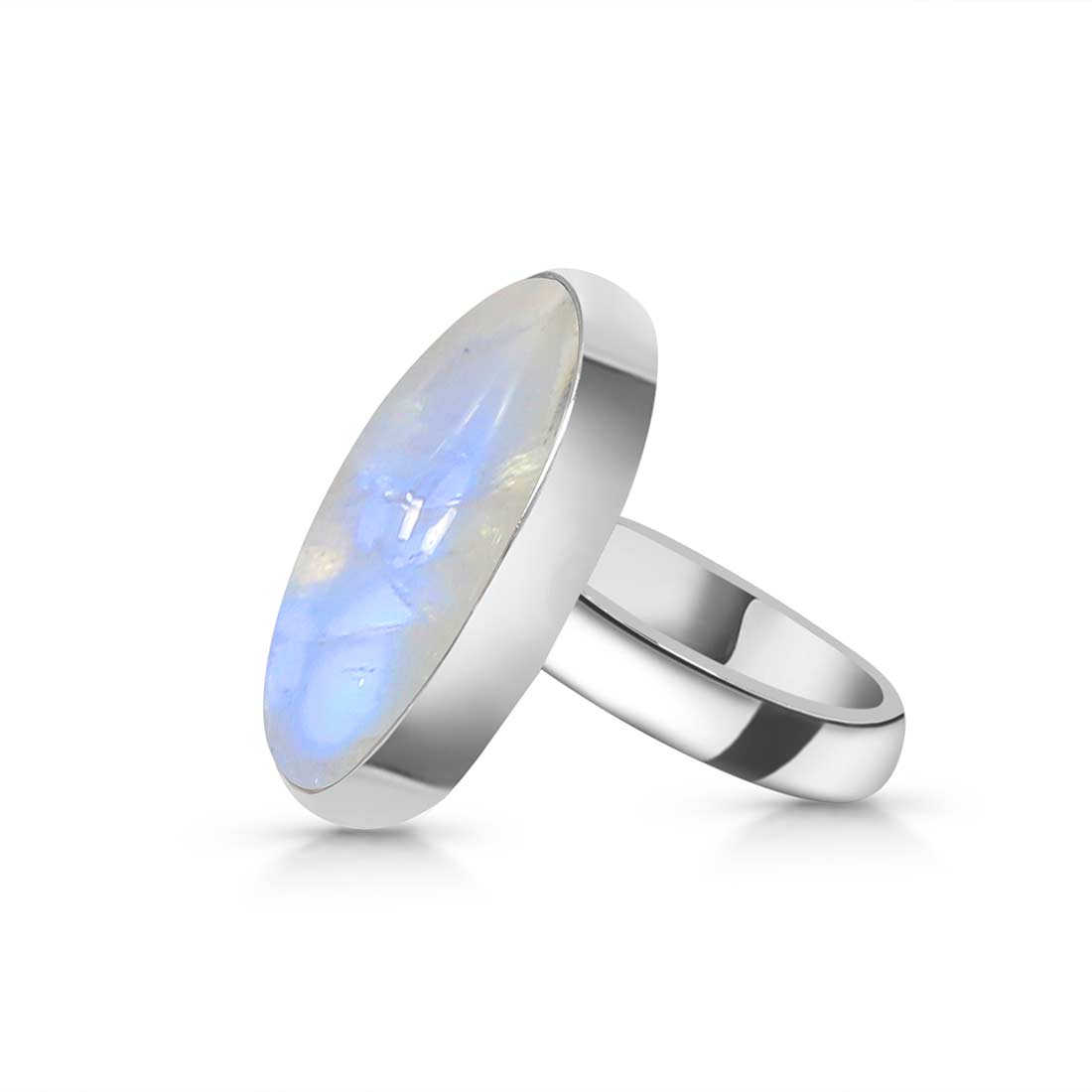 Moonstone Adjustable Ring-(RBM-R-7.)
