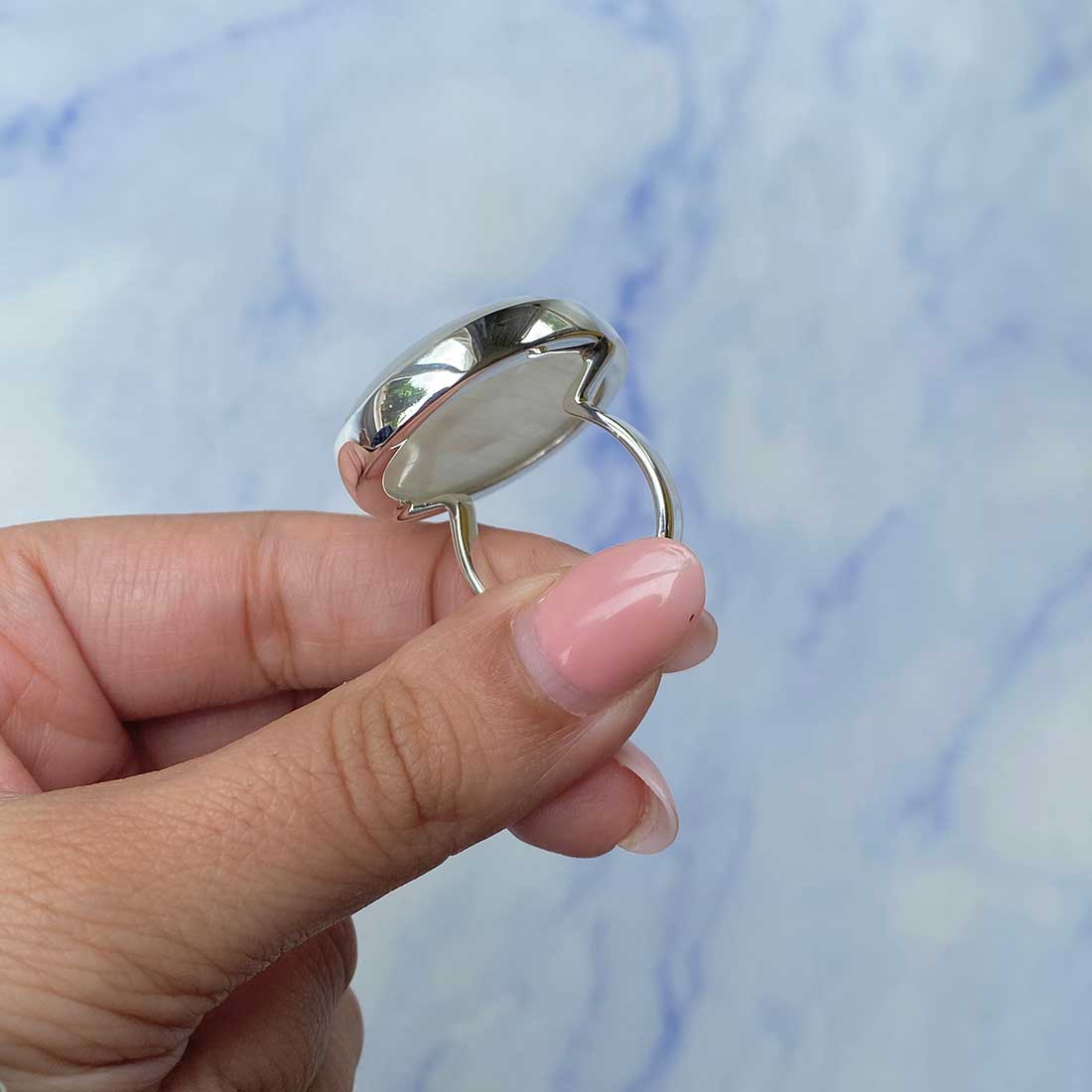 Moonstone Ring Size 8-(RBM-R-75.)