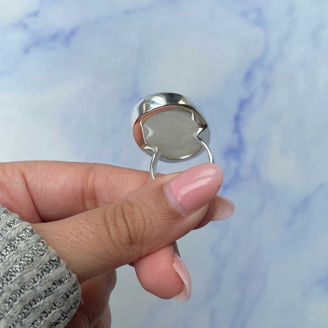 Moonstone Ring Size 7-(RBM-R-80.)