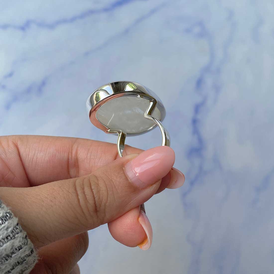 Moonstone Ring Size 7-(RBM-R-89.)