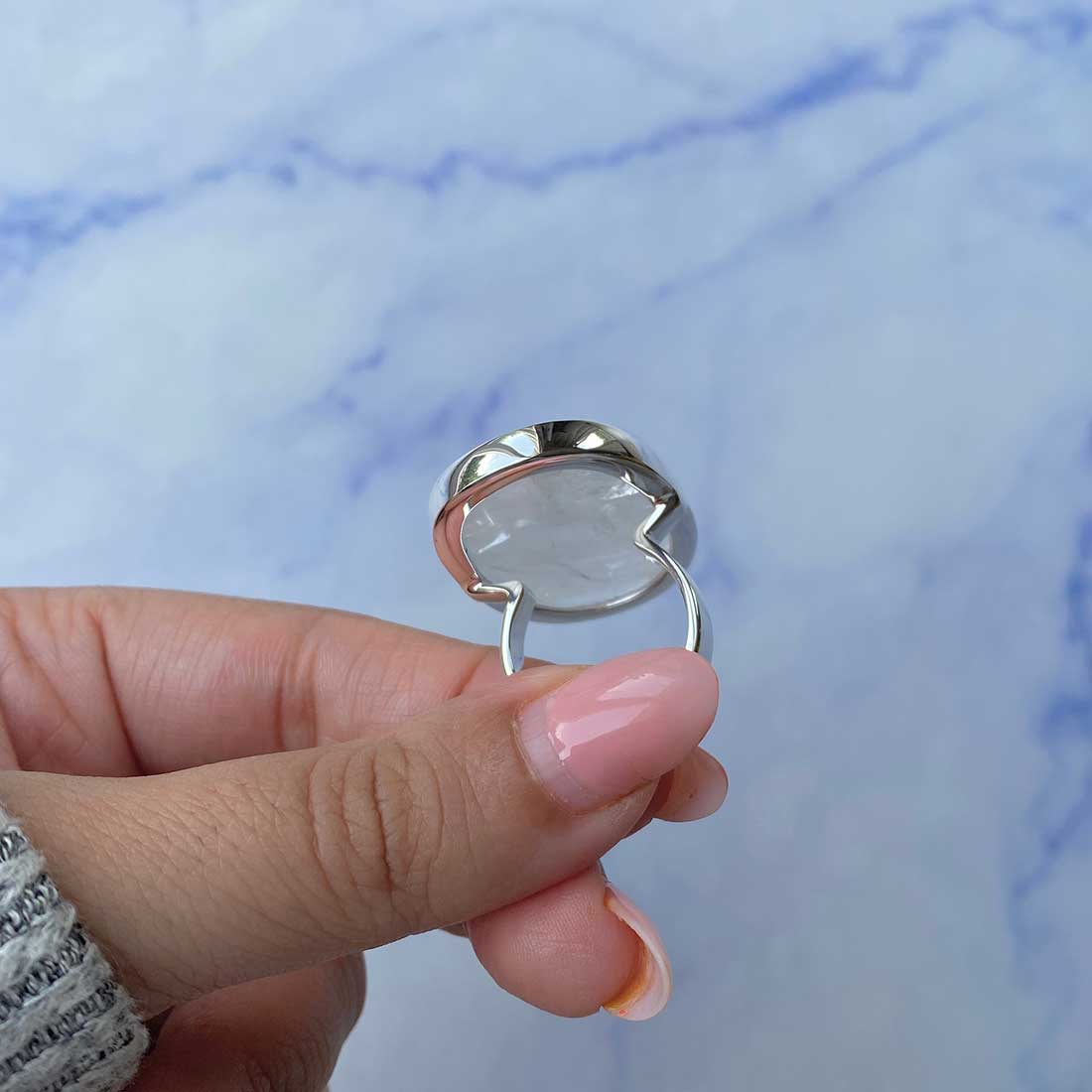 Moonstone Ring Size 7-(RBM-R-94.)