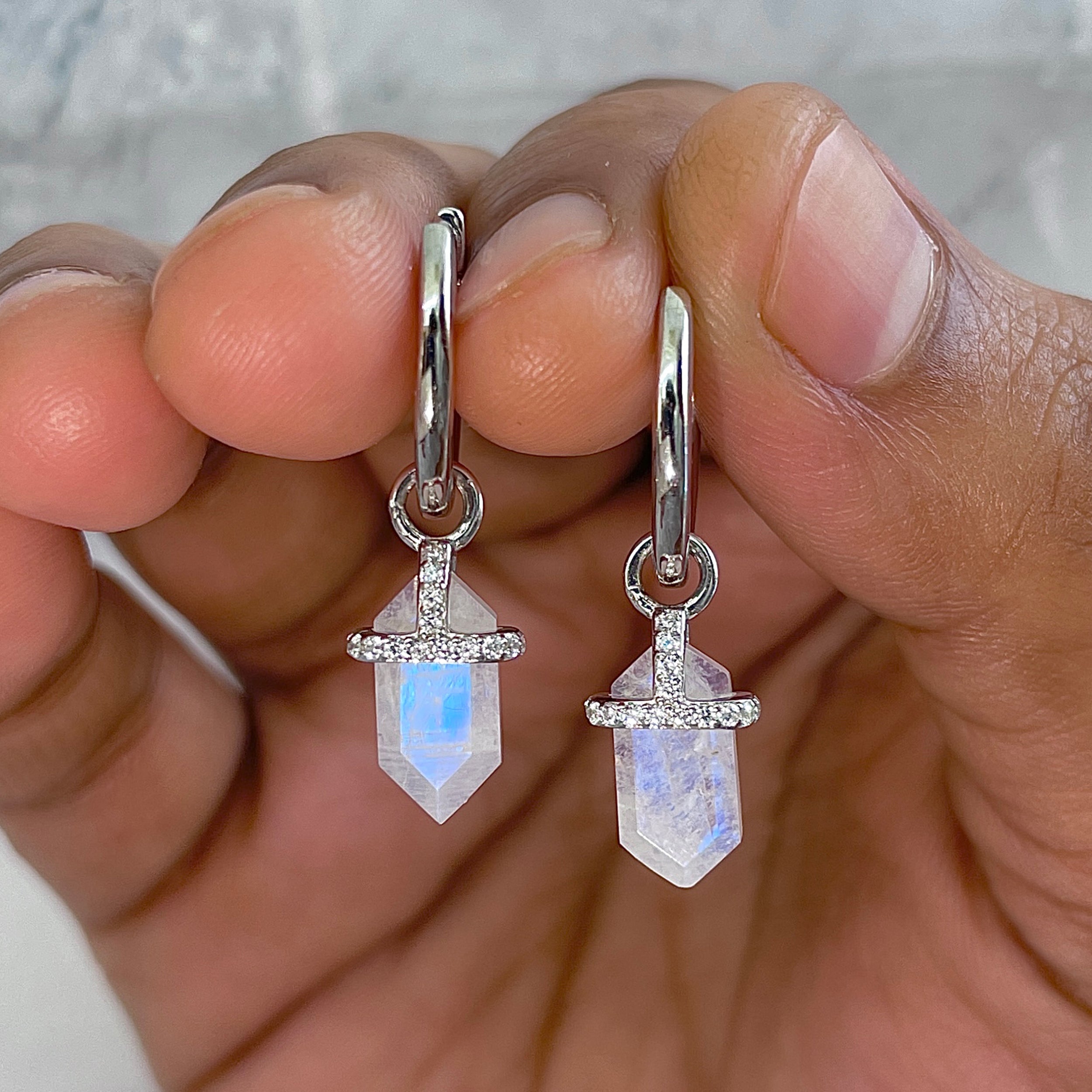 Moonstone Earring-(RBM-RDE-1197.)