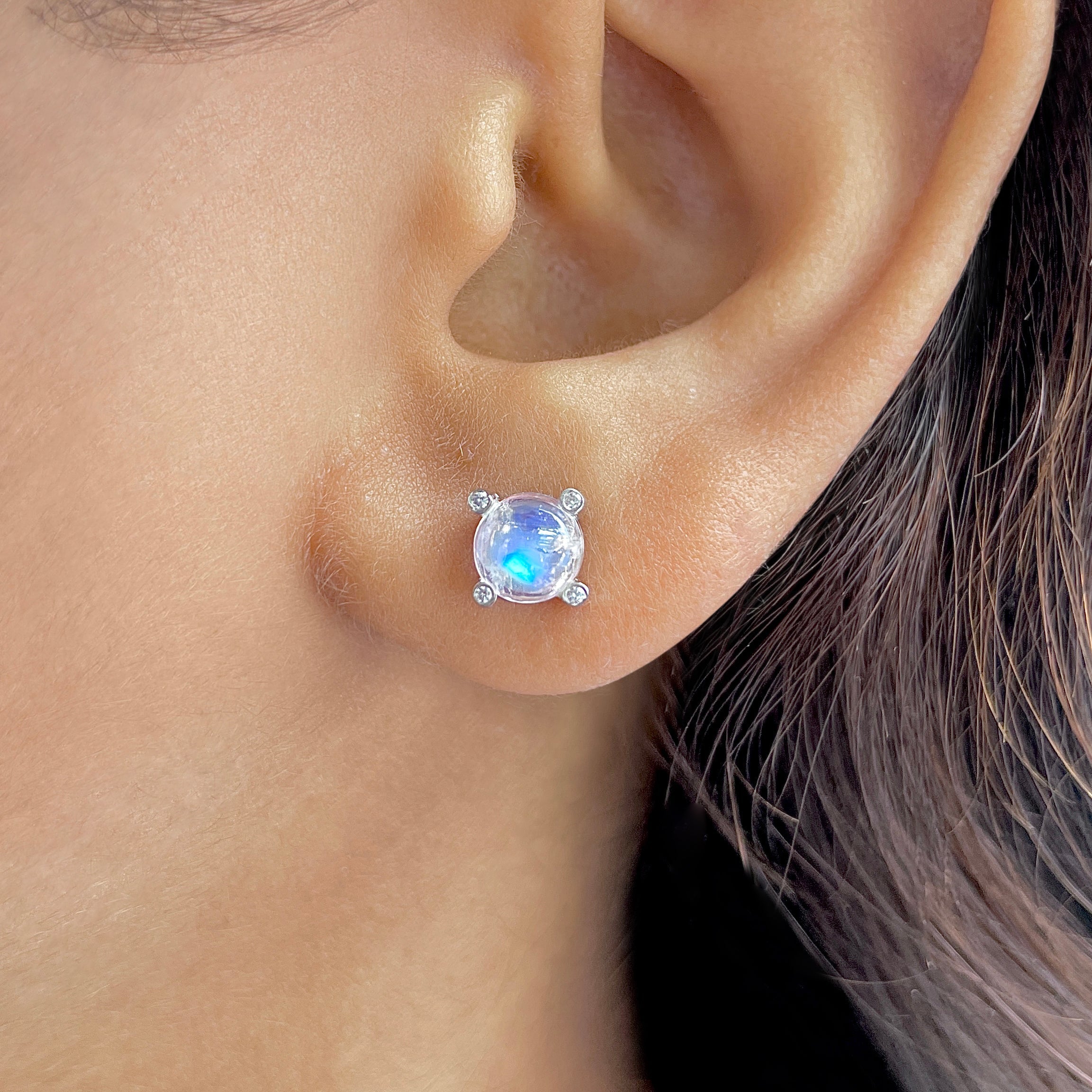 Moonstone Earring-(RBM-RDE-1258.)