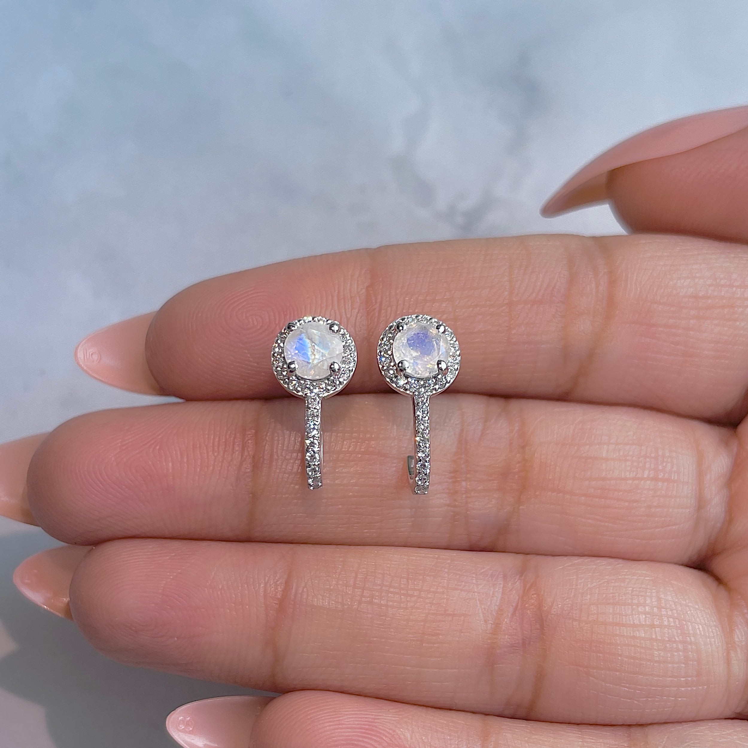 Moonstone Earring-(RBM-RDE-1264.)