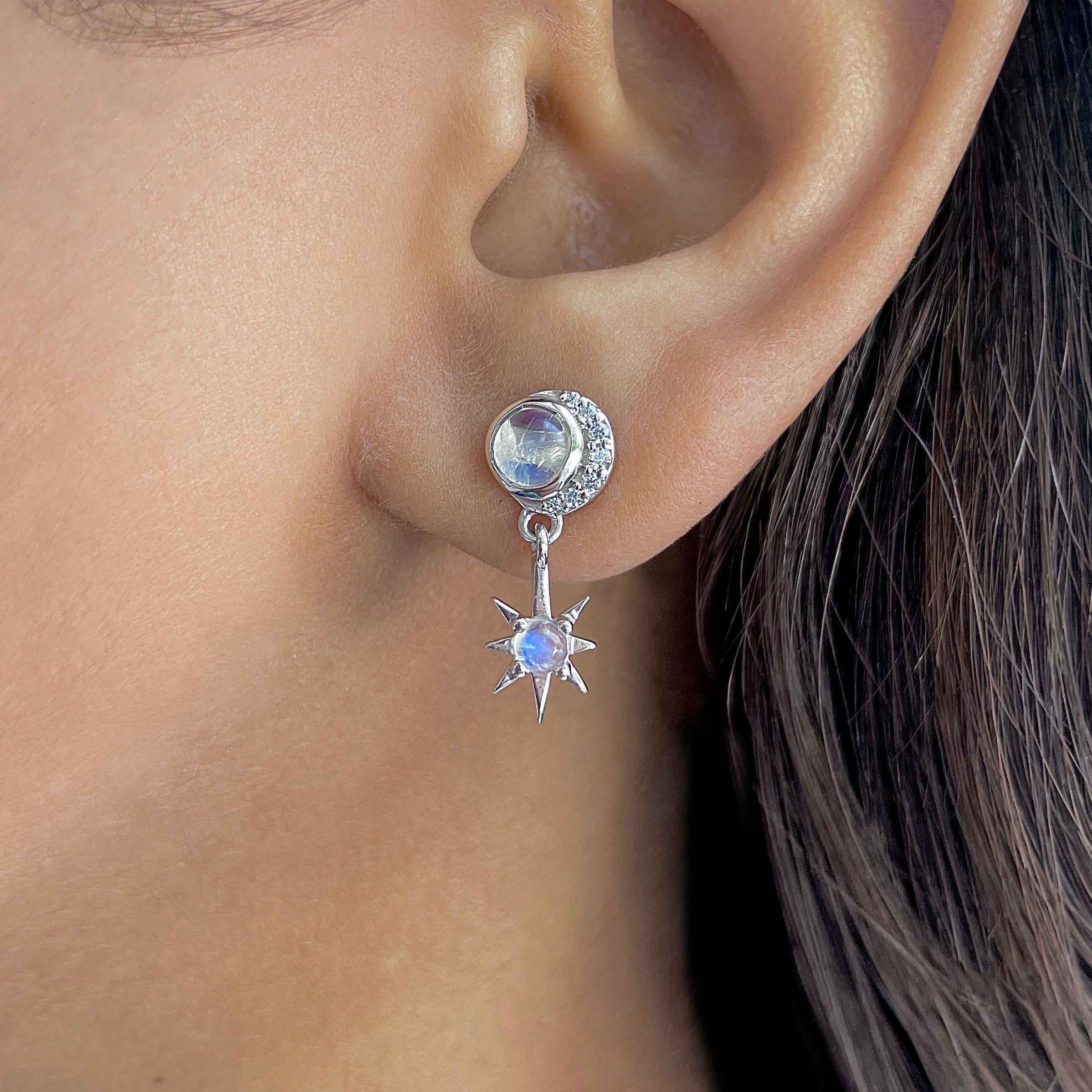 Moonstone Earring-(RBM-RDE-1272.)