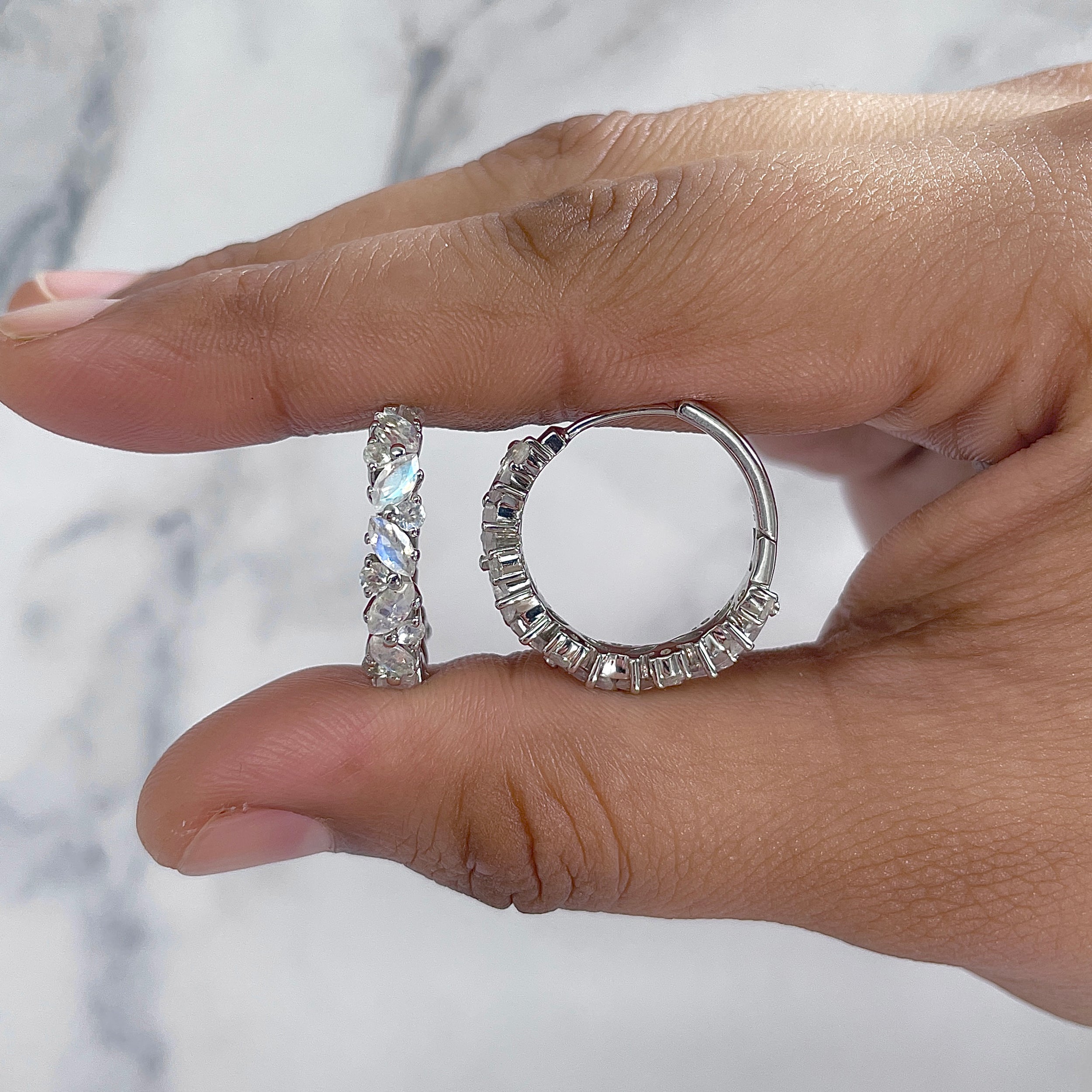Moonstone Earring-(RBM-RDE-1274.)