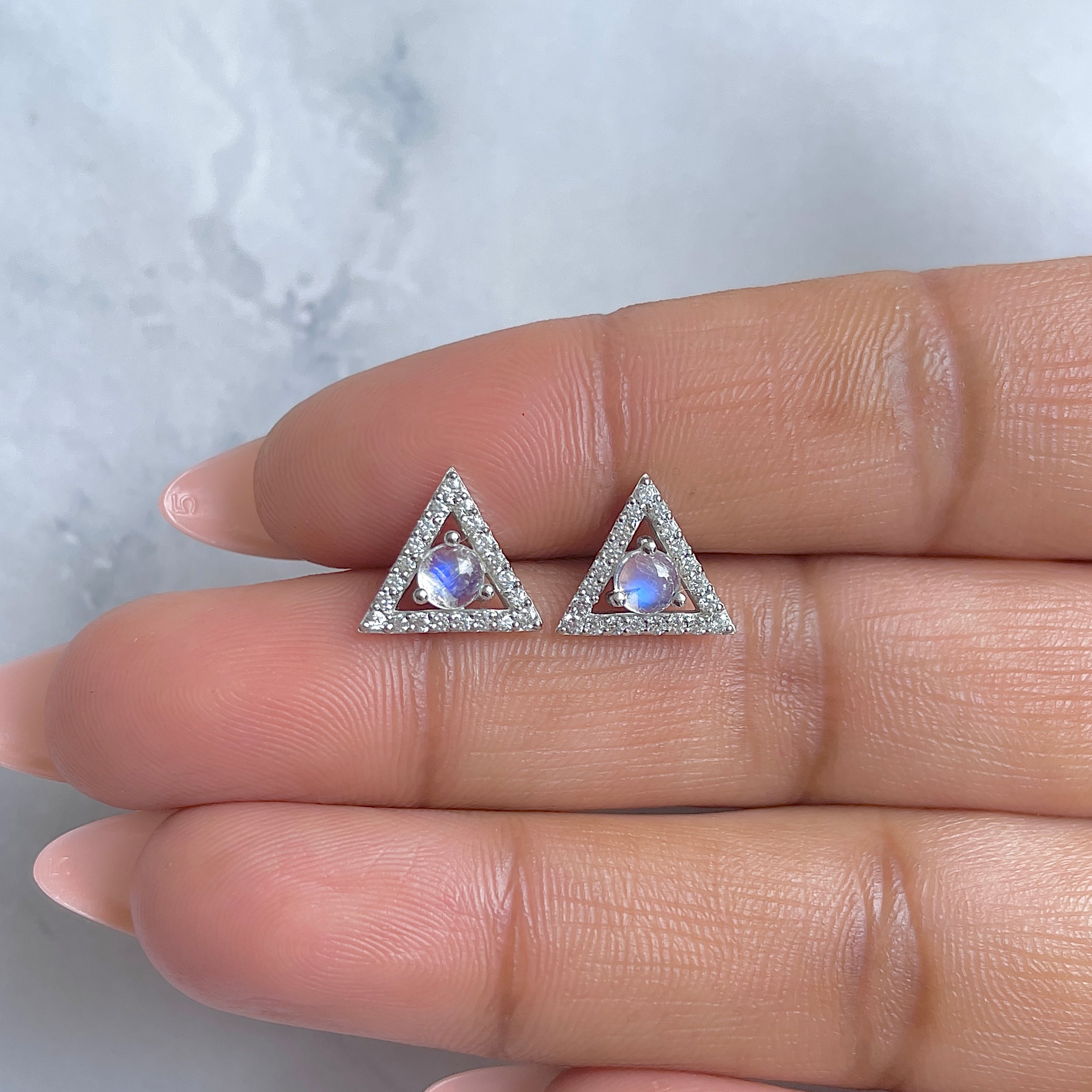 Moonstone Earring-(RBM-RDE-848.)