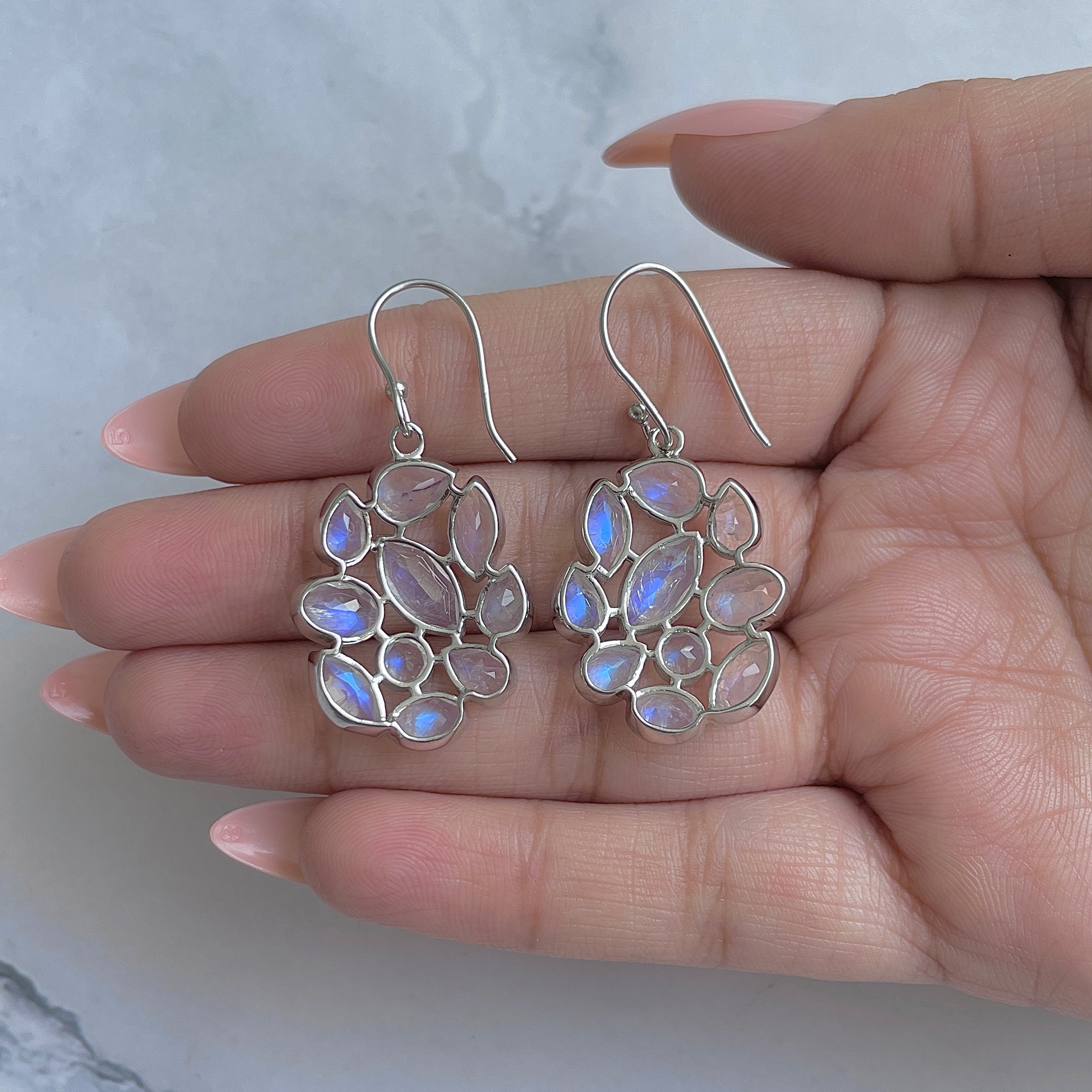 Moonstone Earring-(RBM-RDE-874.)