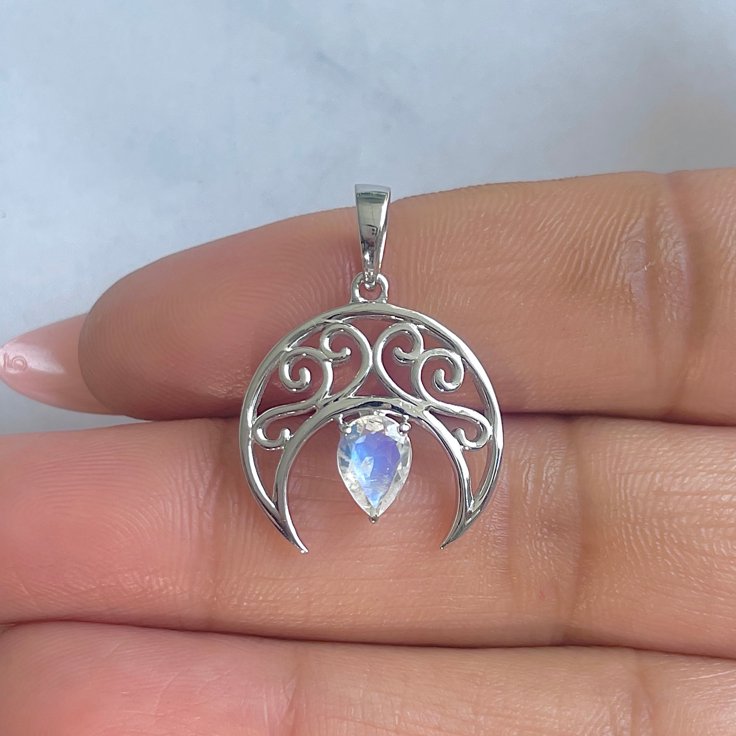 Moonstone Pendant-(RBM-RDEP-890.)