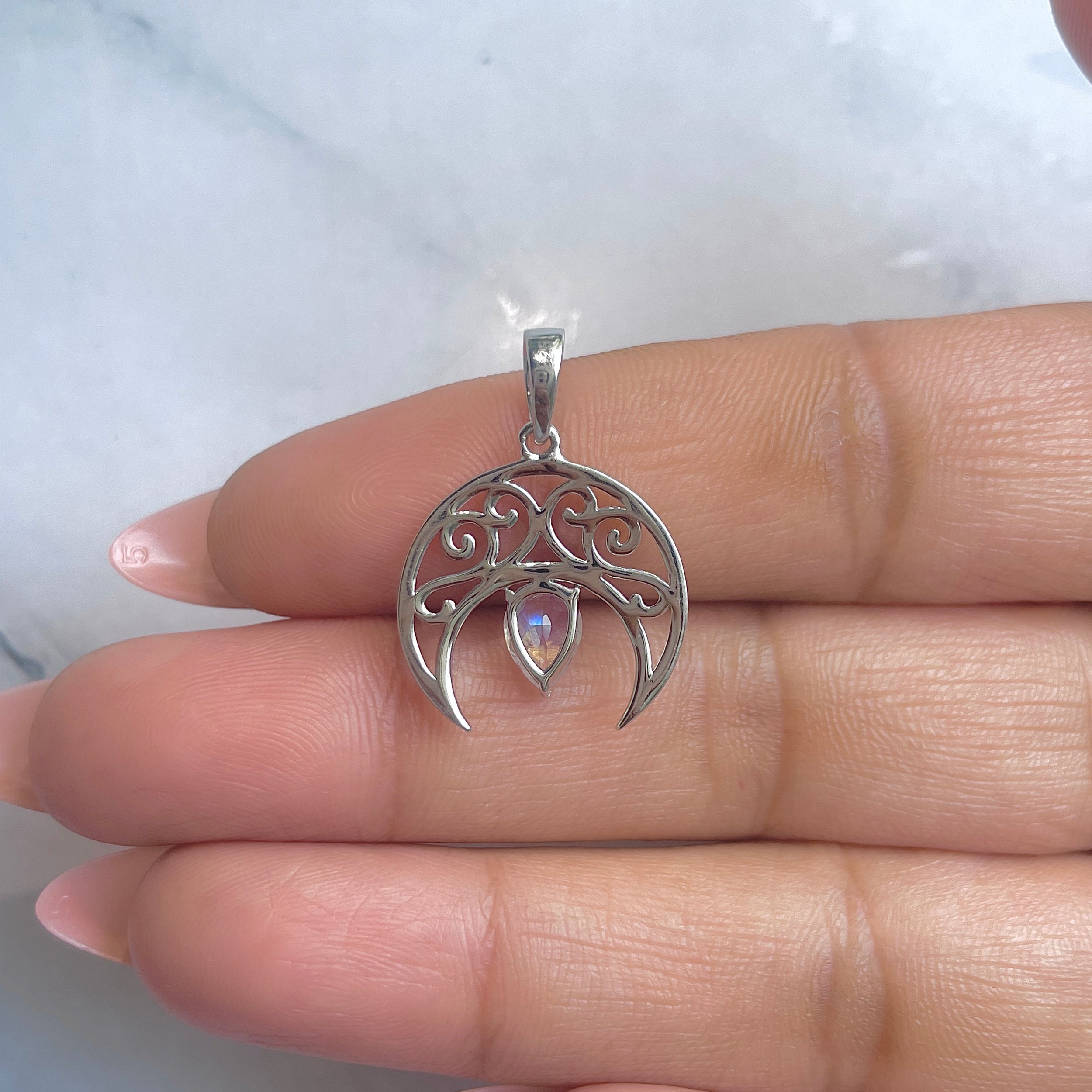 Moonstone Pendant-(RBM-RDEP-890.)