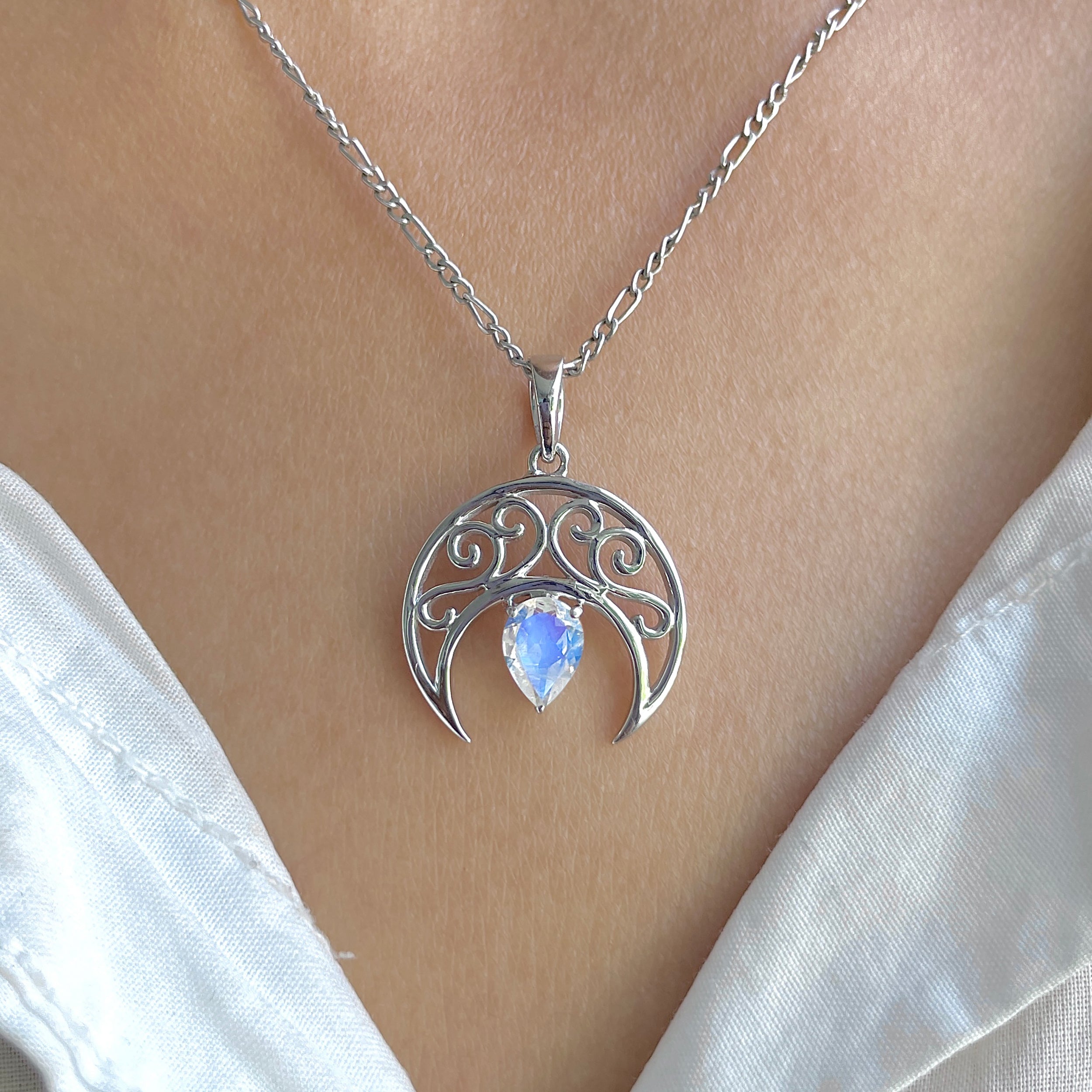 Moonstone Pendant-(RBM-RDEP-890.)