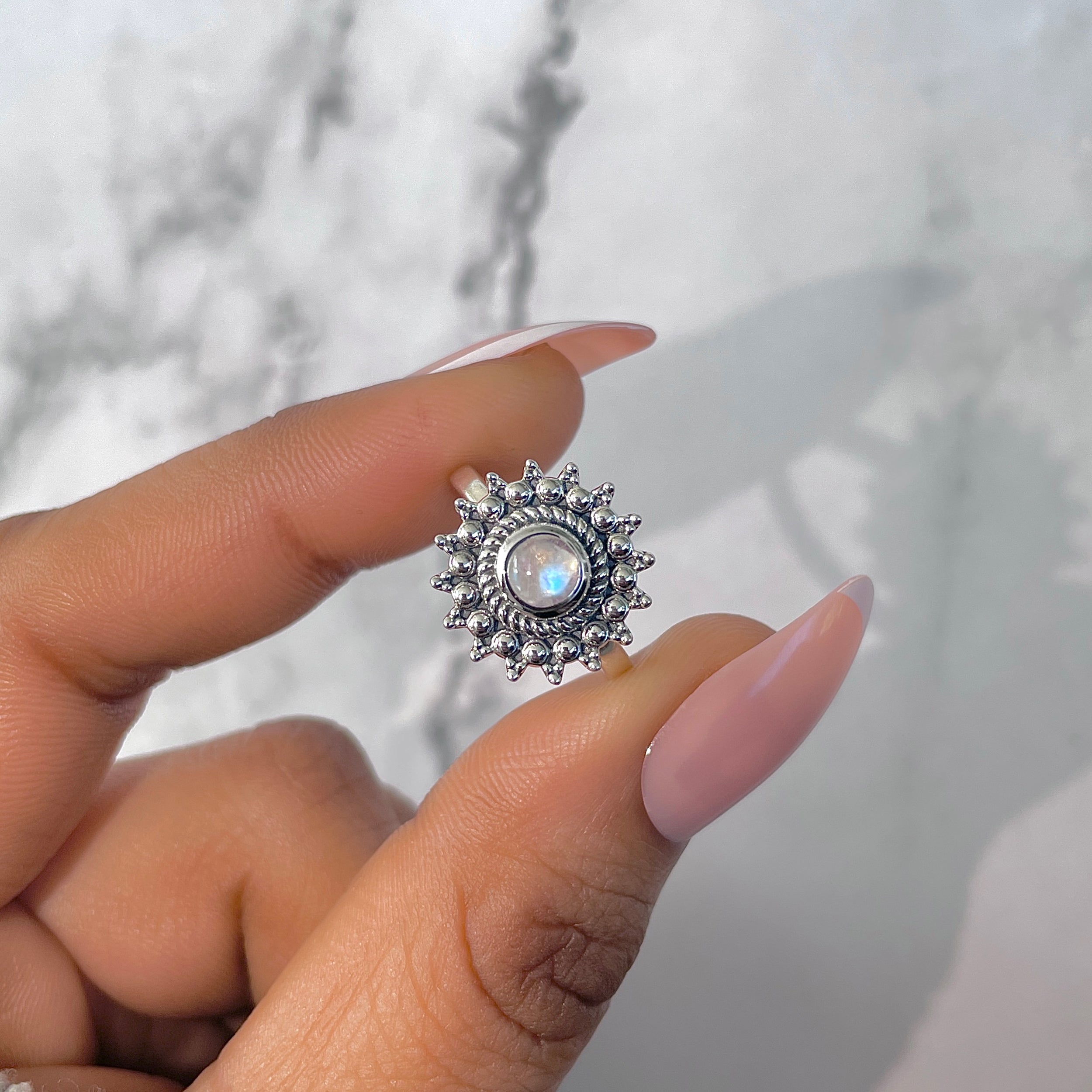 Moonstone Ring-(RBM-RDR-1013.)