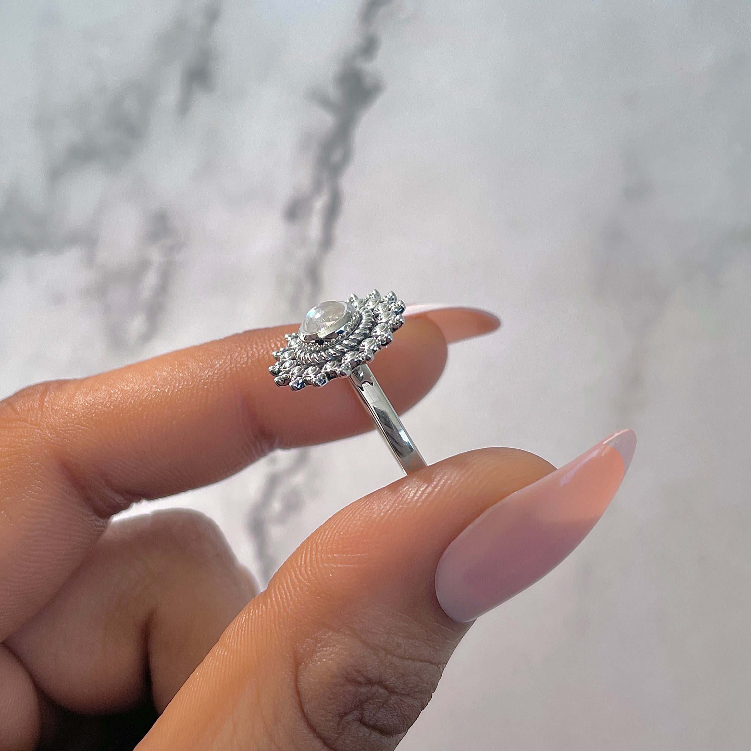Moonstone Ring-(RBM-RDR-1013.)