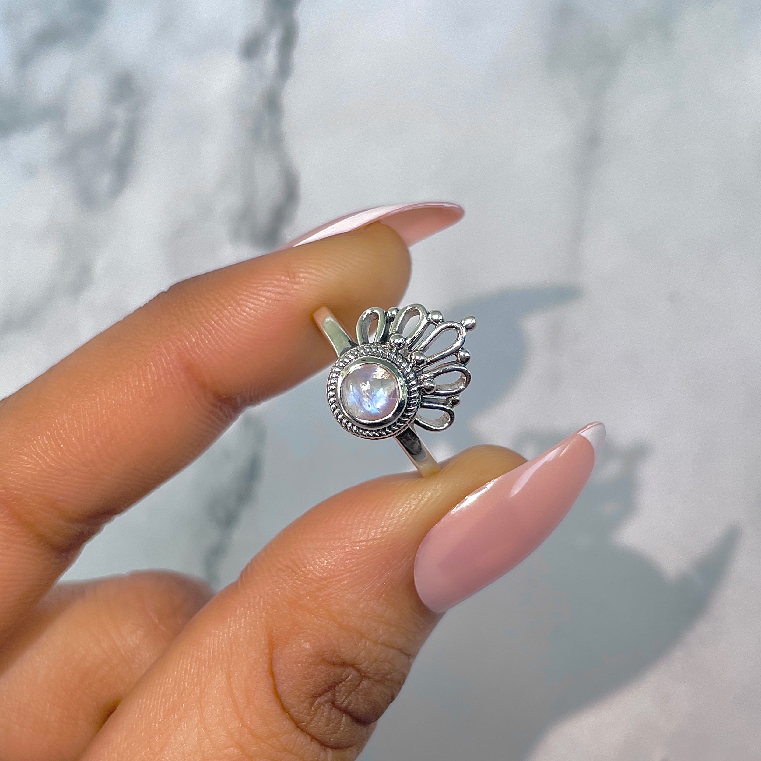 Moonstone Ring-(RBM-RDR-1305.)