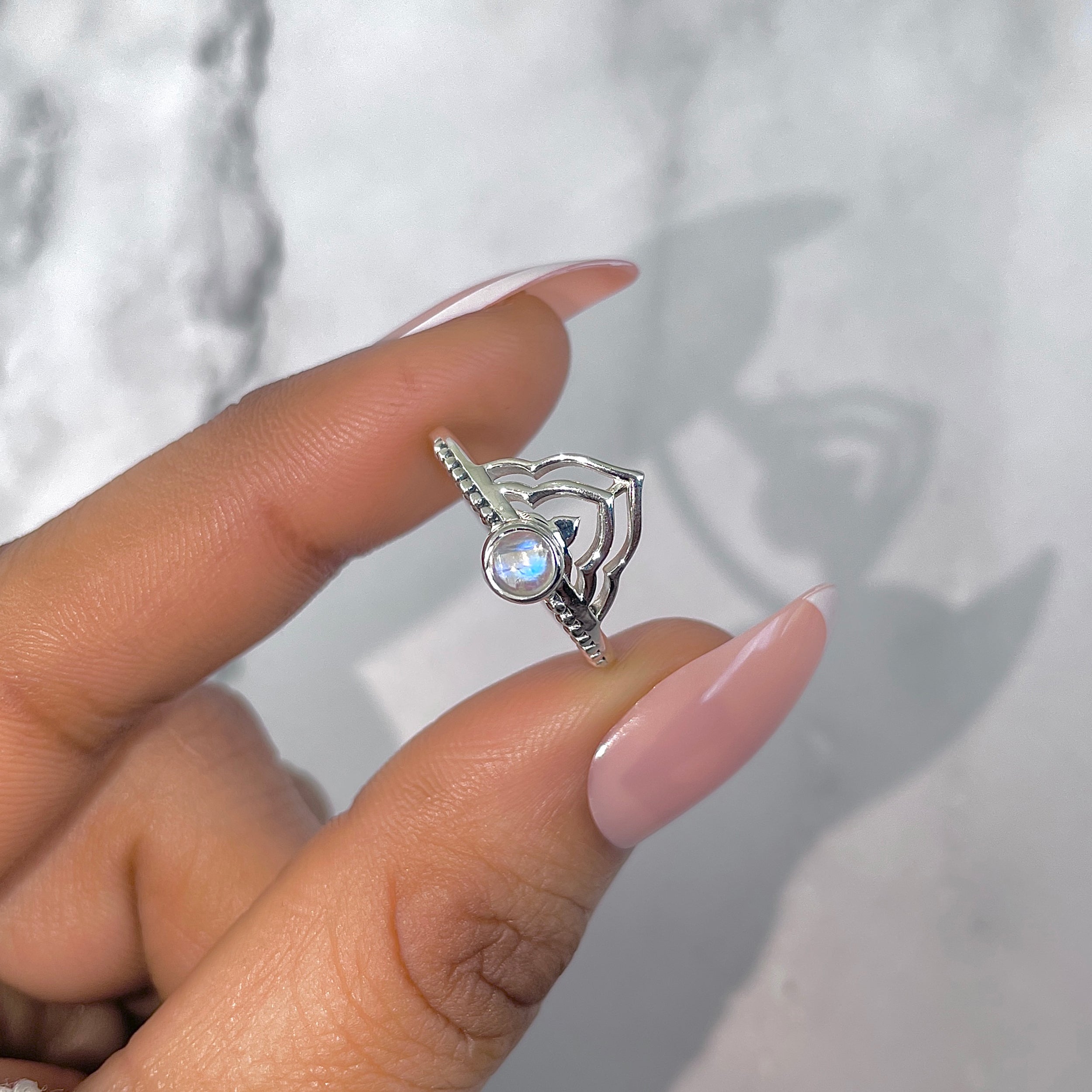 Moonstone Ring-(RBM-RDR-1328.)