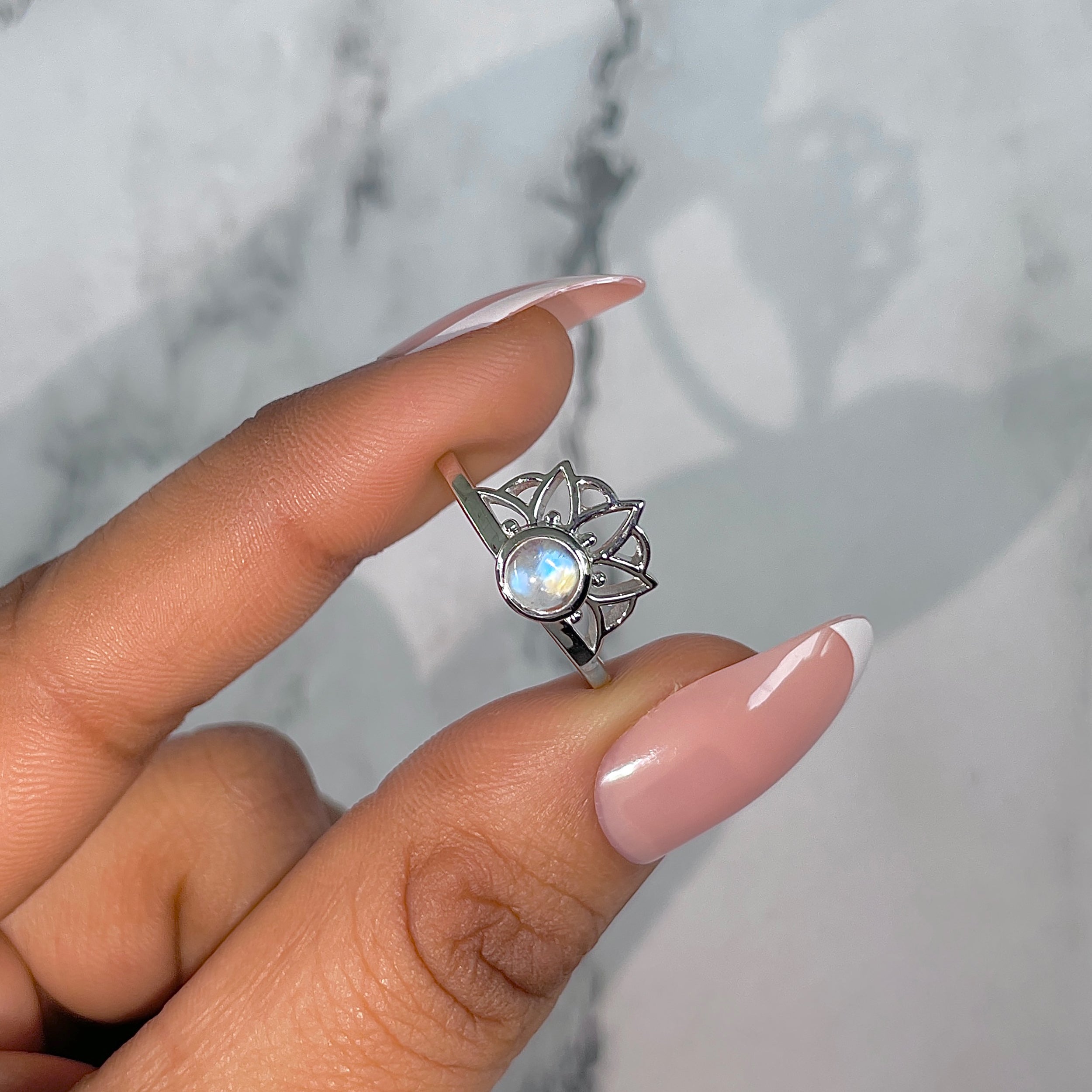 Moonstone Ring-(RBM-RDR-1329.)