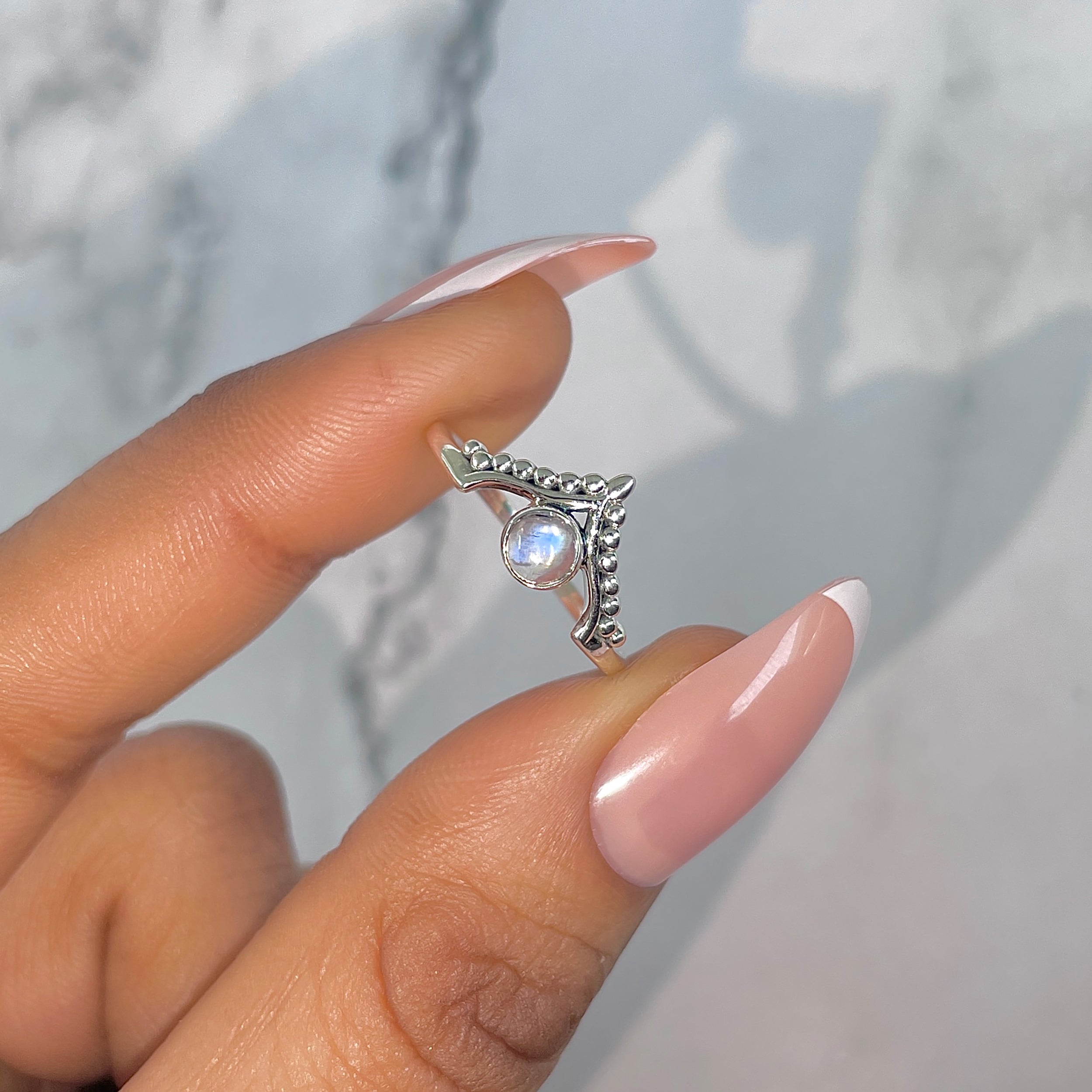 Moonstone Ring-(RBM-RDR-1345.)