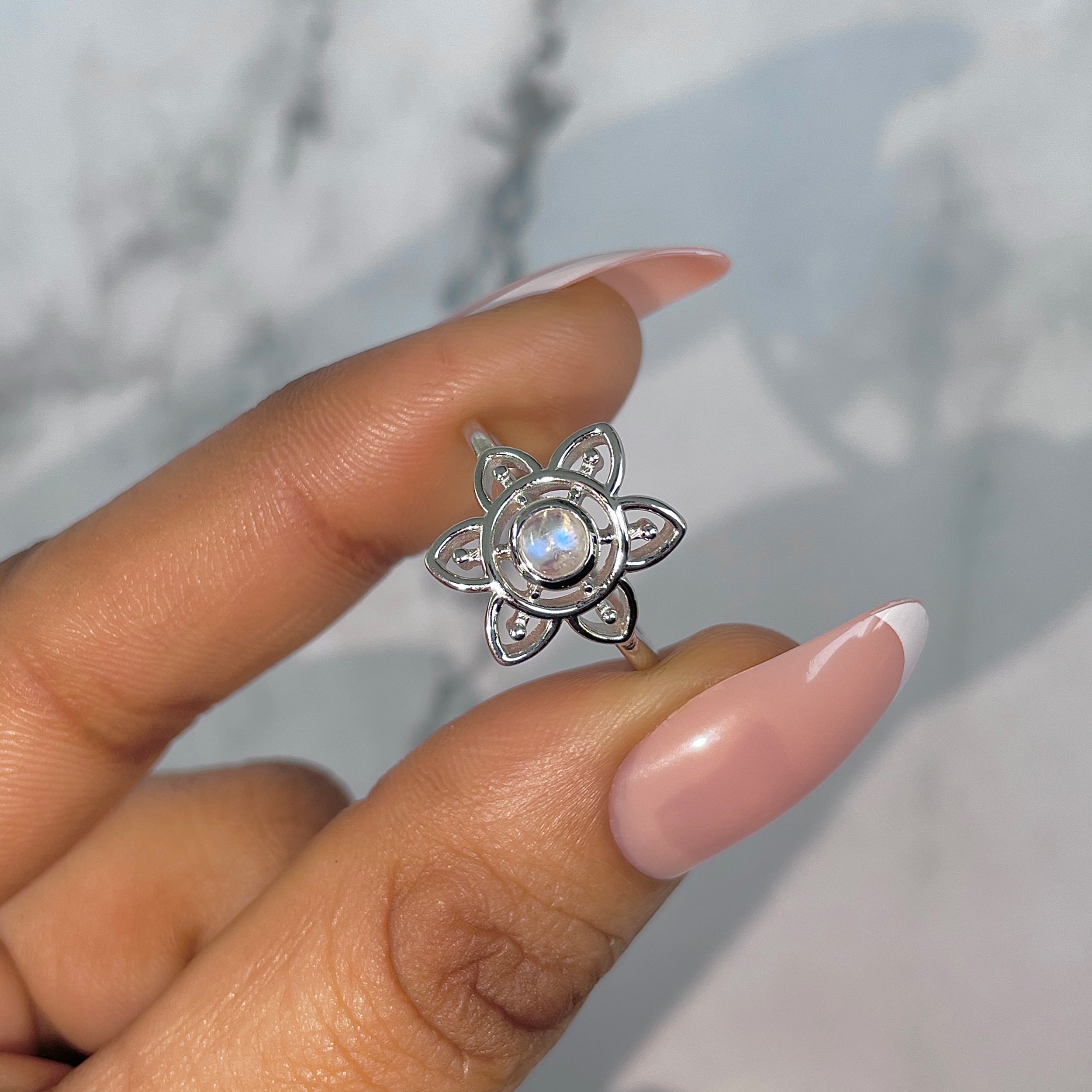 Moonstone Ring-(RBM-RDR-1357.)