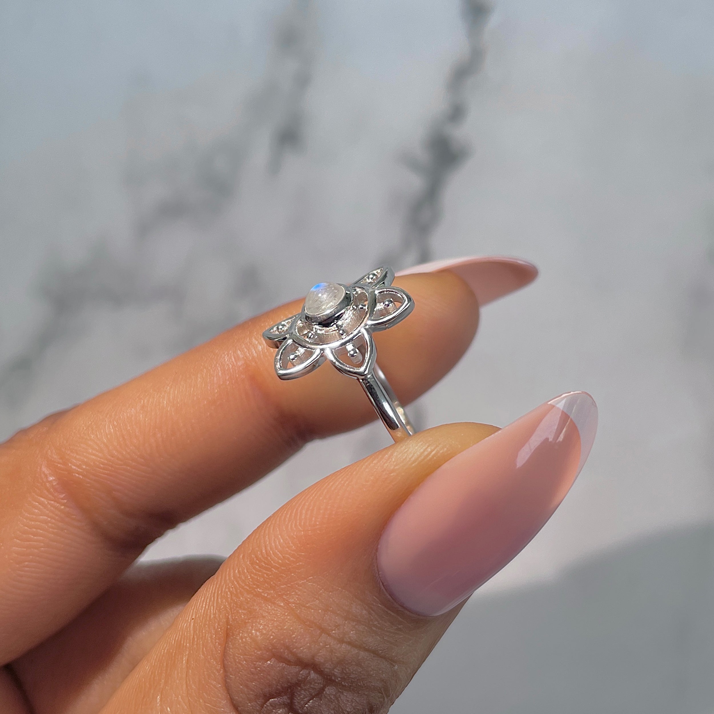 Moonstone Ring-(RBM-RDR-1357.)