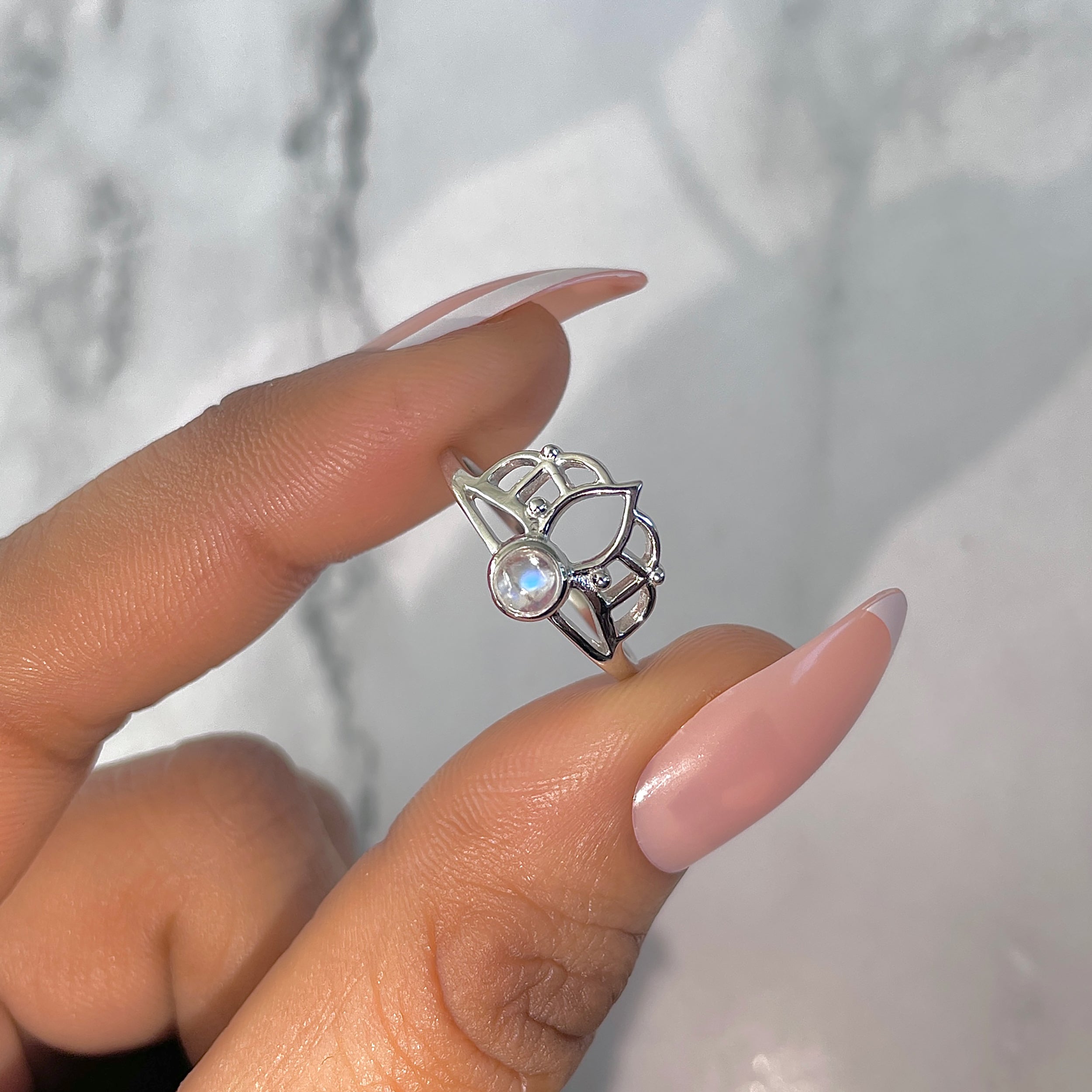 Moonstone Ring-(RBM-RDR-1364.)