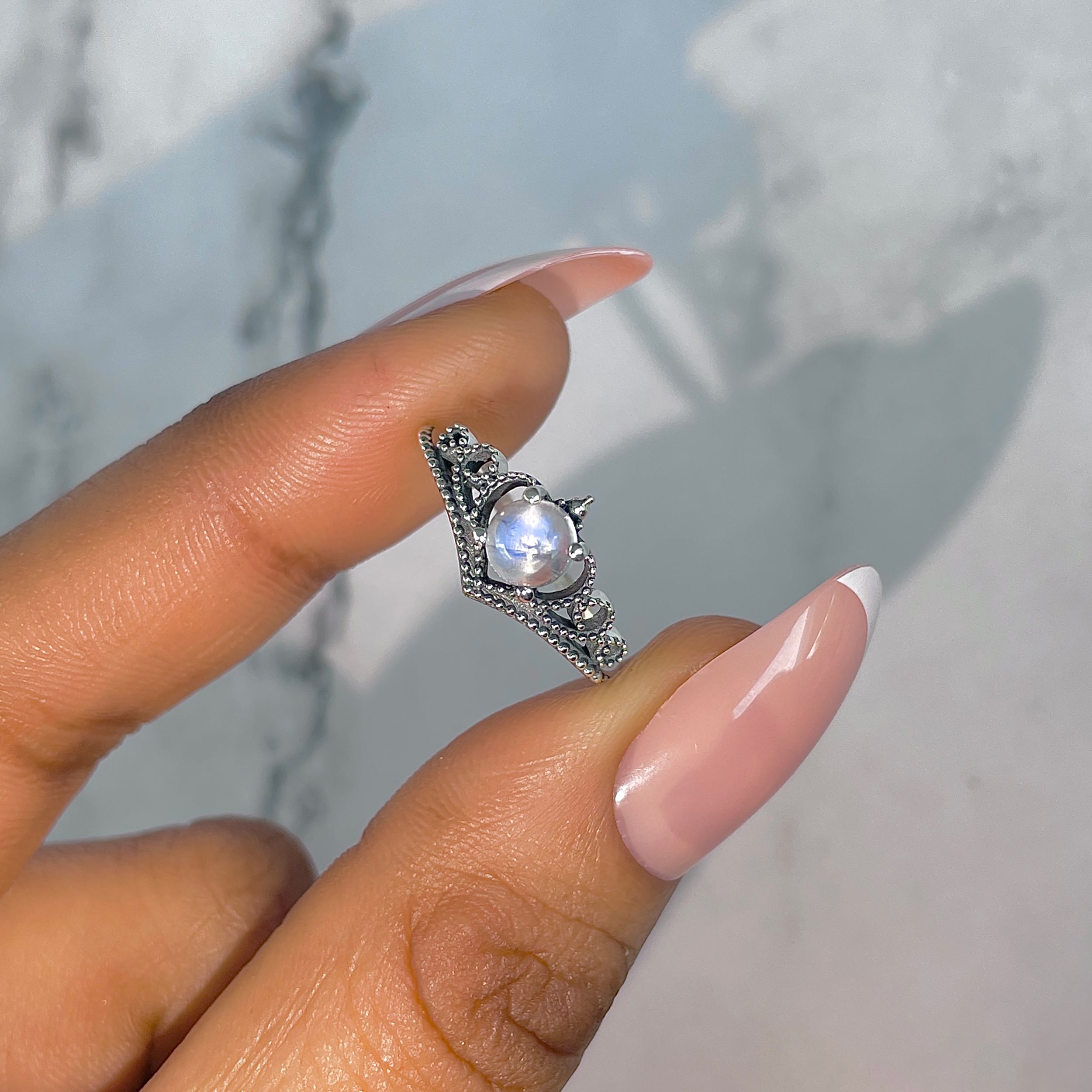 Moonstone Ring-(RBM-RDR-1413.)