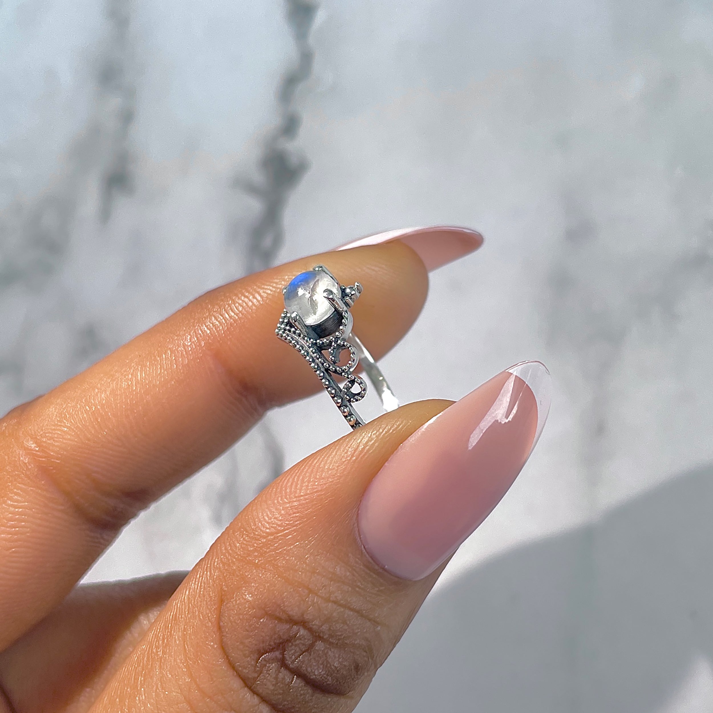 Moonstone Ring-(RBM-RDR-1413.)