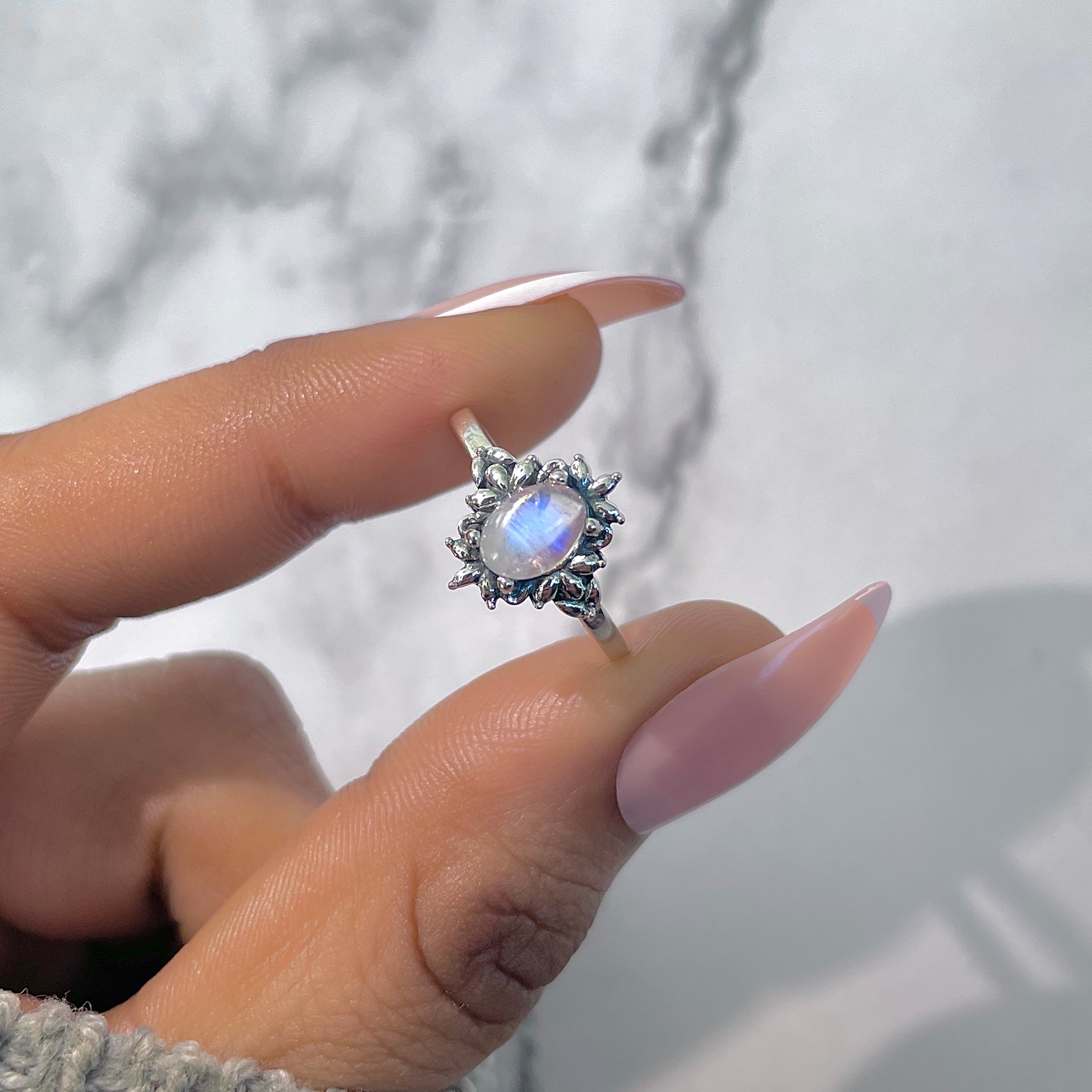 Moonstone Ring-(RBM-RDR-1454.)