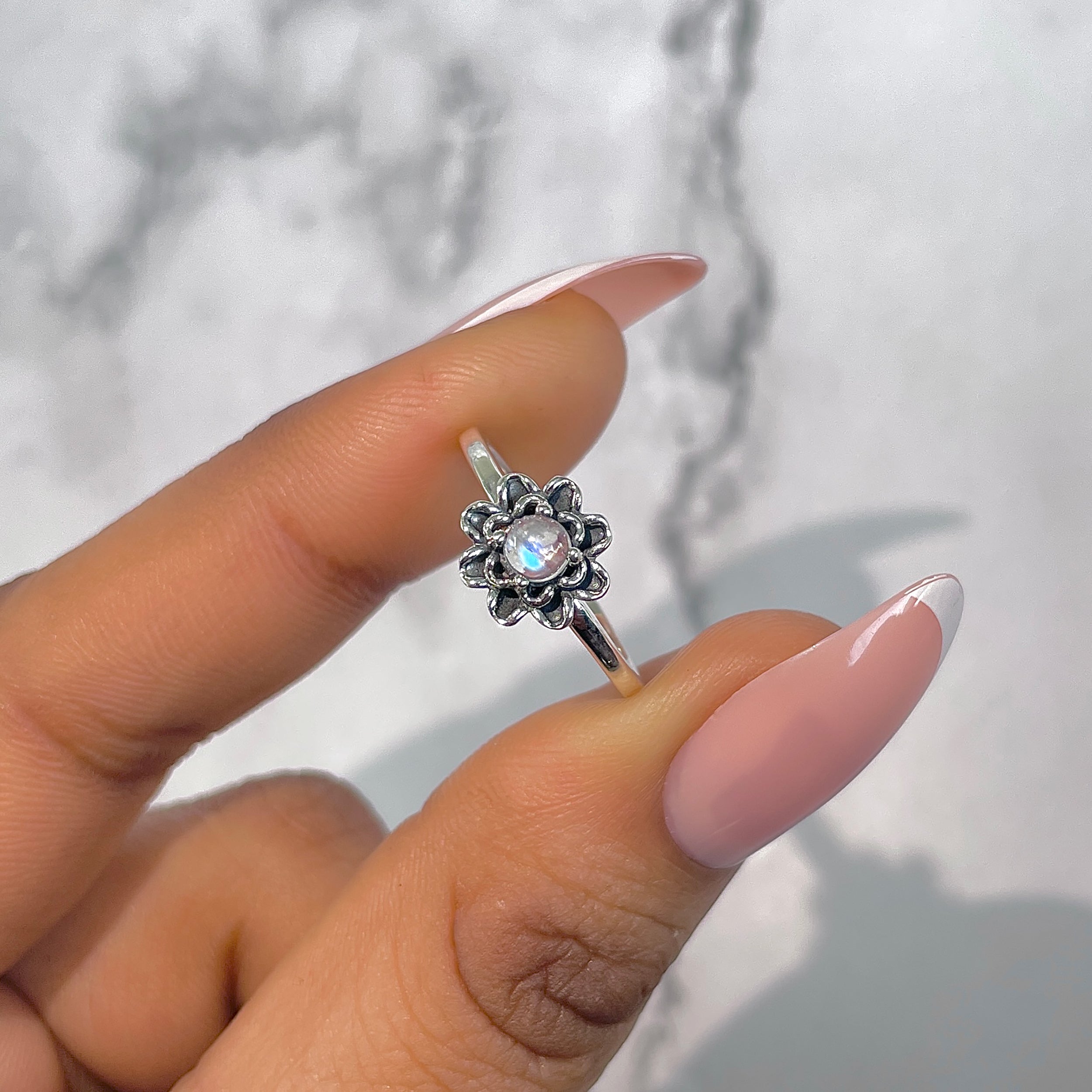 Moonstone Ring-(RBM-RDR-1515.)